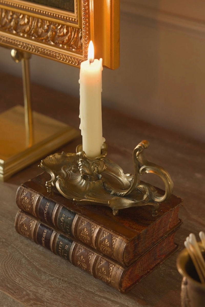 19th Century French Rococo Chamber-stick