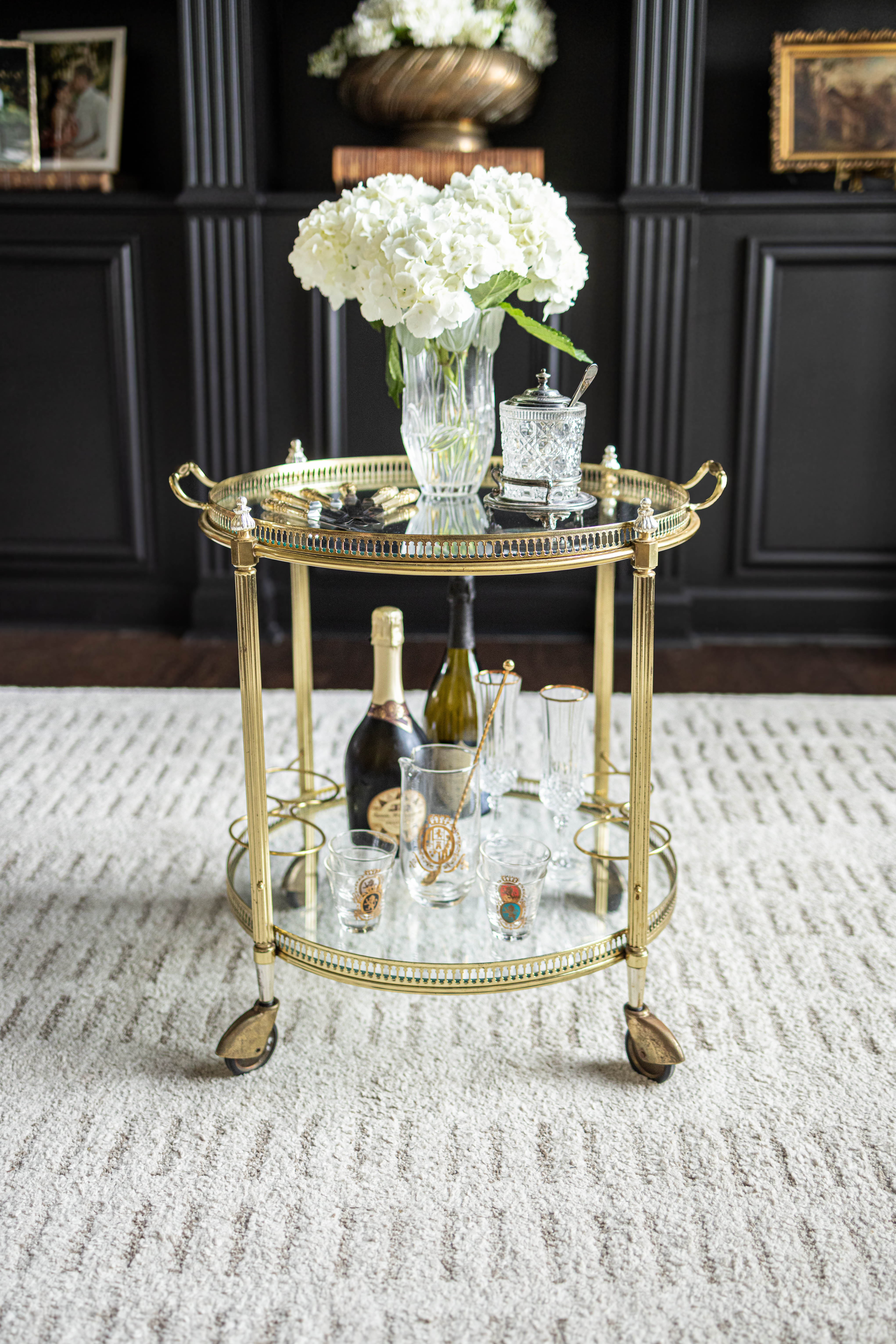 1900s French Neoclassical Bar Caddy