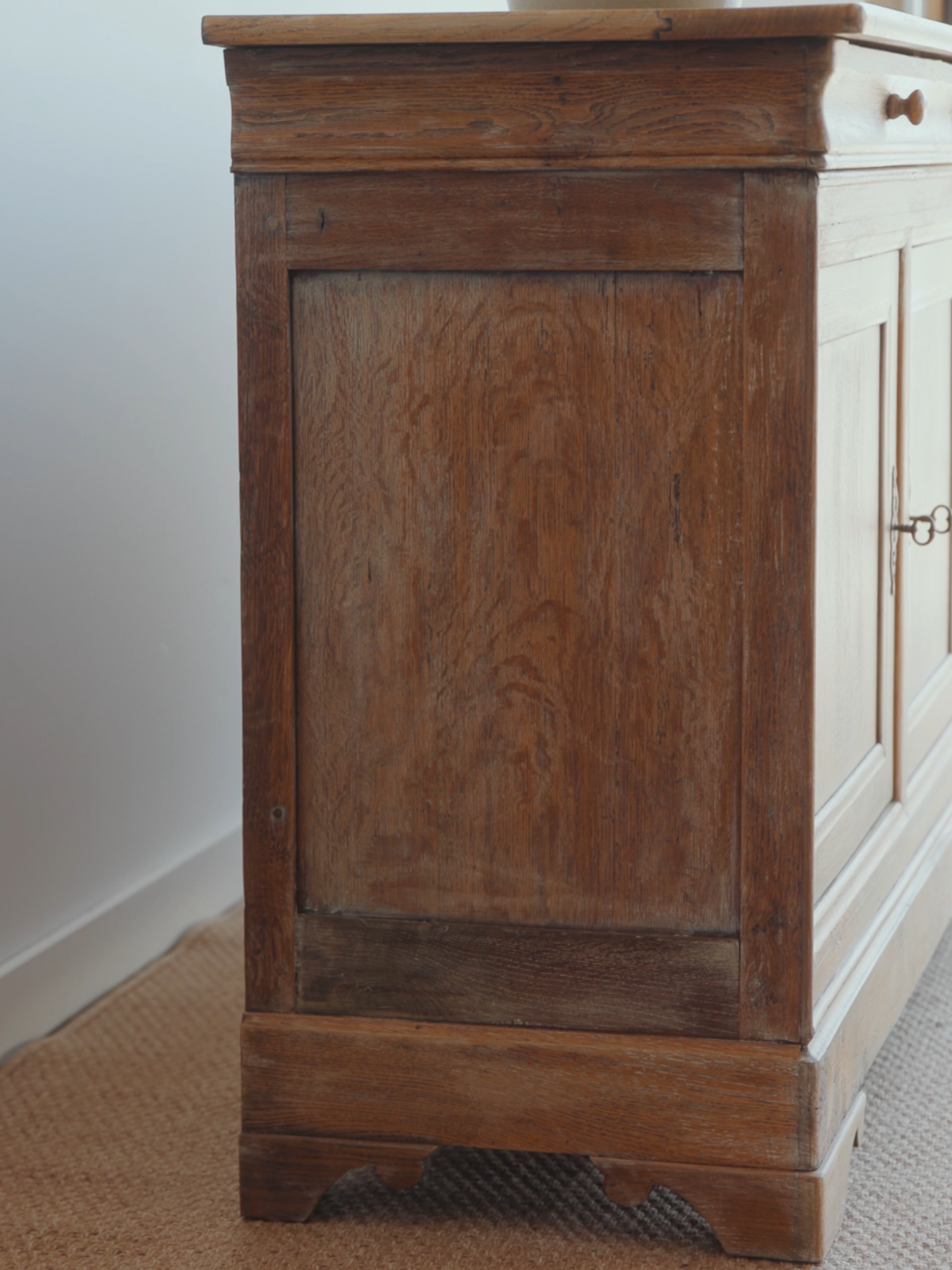 19th Century French Louis Philippe Bleached Sideboard