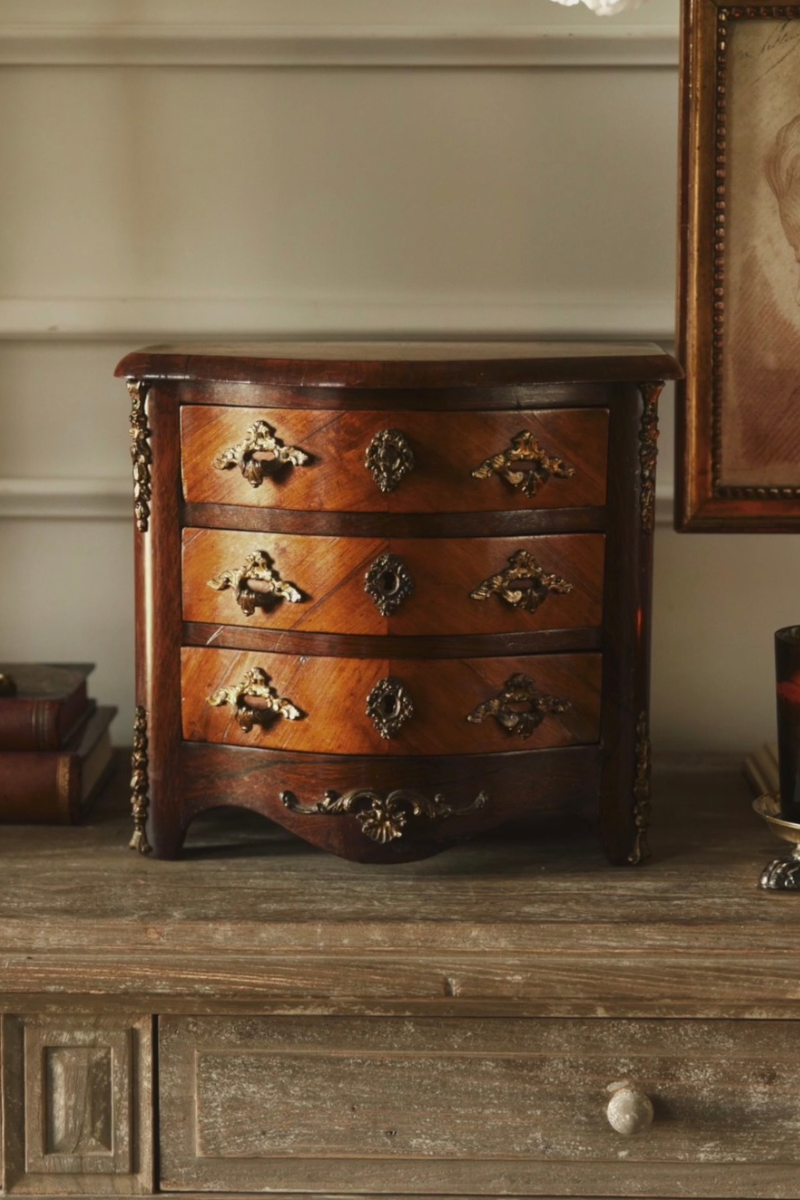 19th Century French Inlaid Salesman Sample Commode
