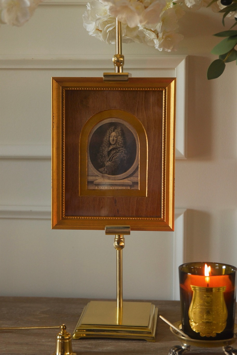 Late 19th Century French Historical Portrait Engraving of René de Froullay