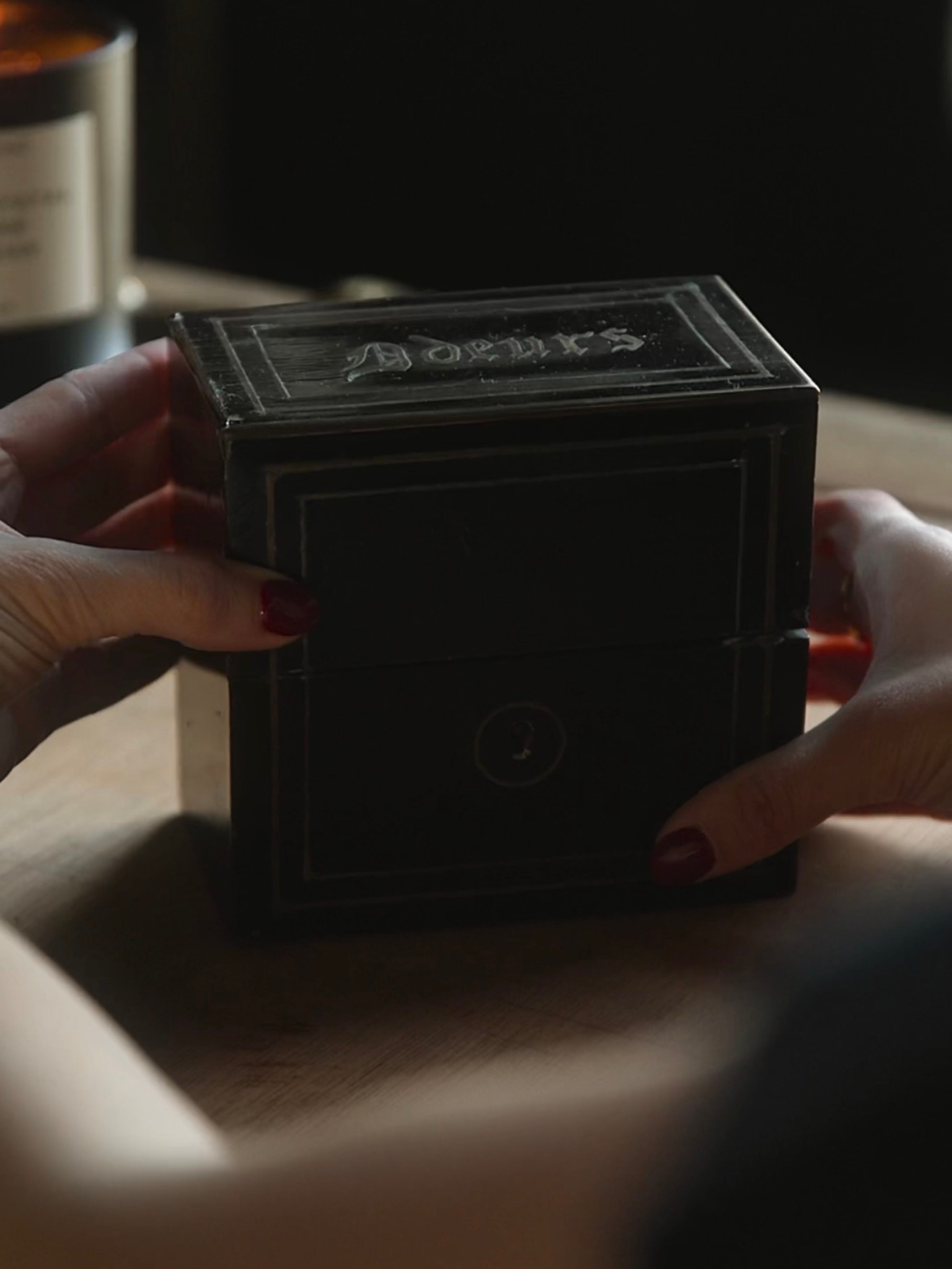 Napoleon III Scent Box with 2 Antique Bottles