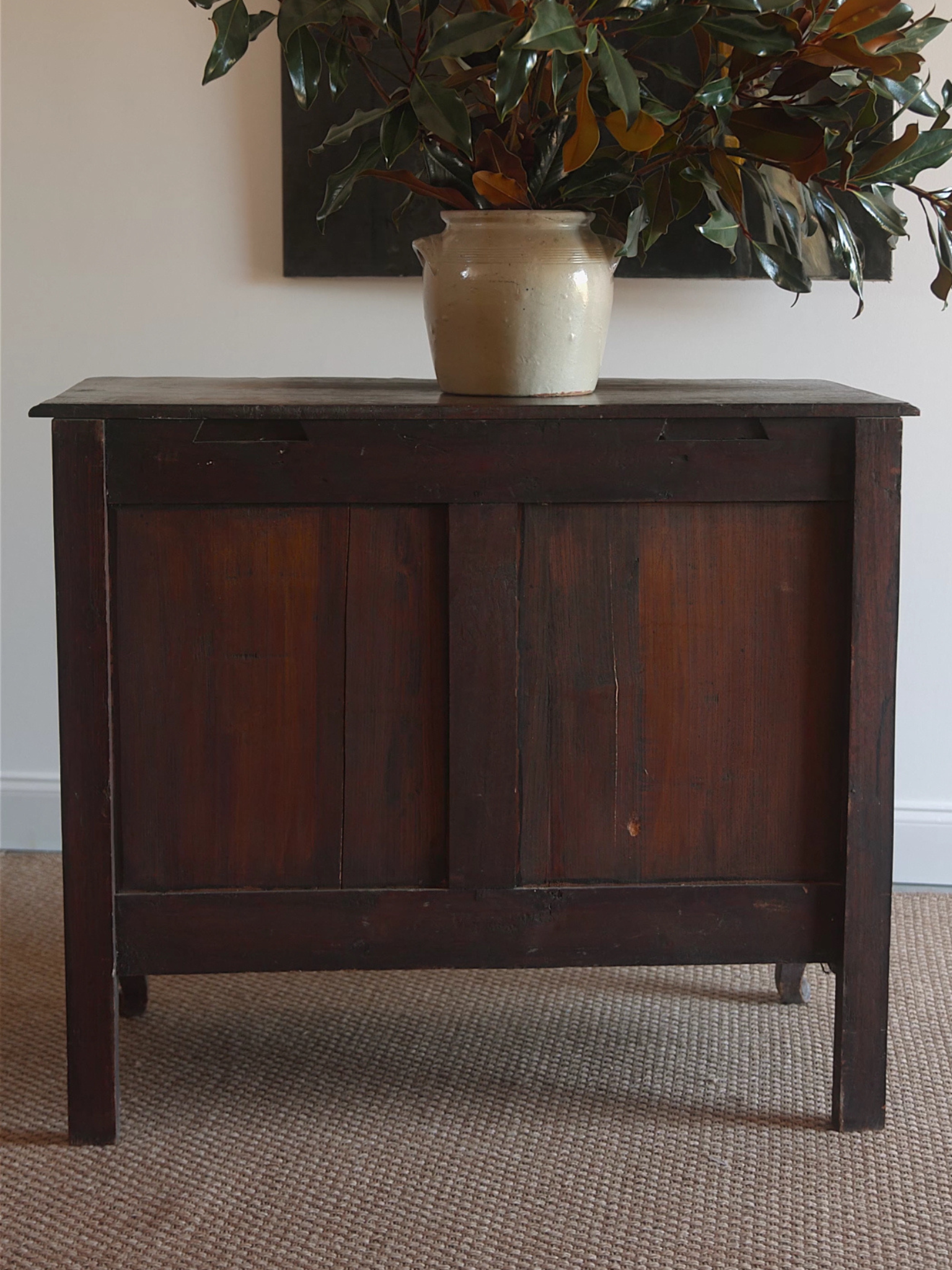 French Rococo Revival Commode with Floral Carvings and Cabriole Legs