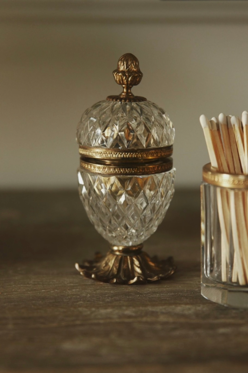 Crystal & Ormolu Table Lighter