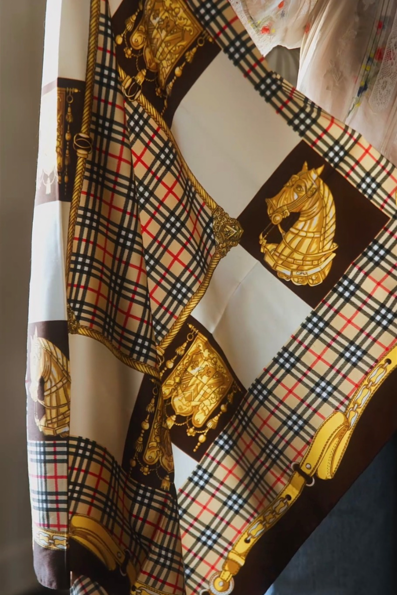 Italian Equestrian Scarf