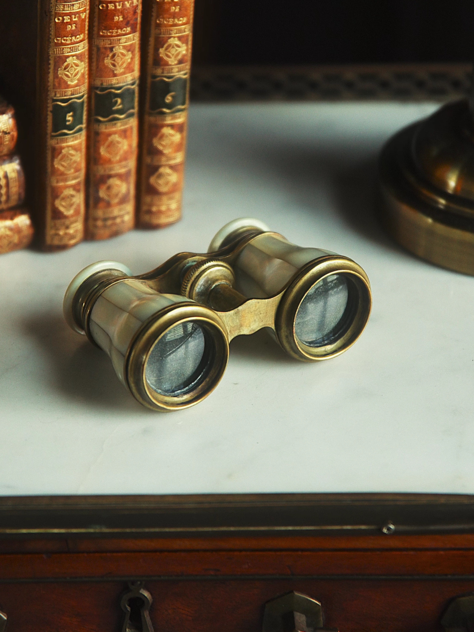 Mother-of-Pearl Opera Glasses - Paris