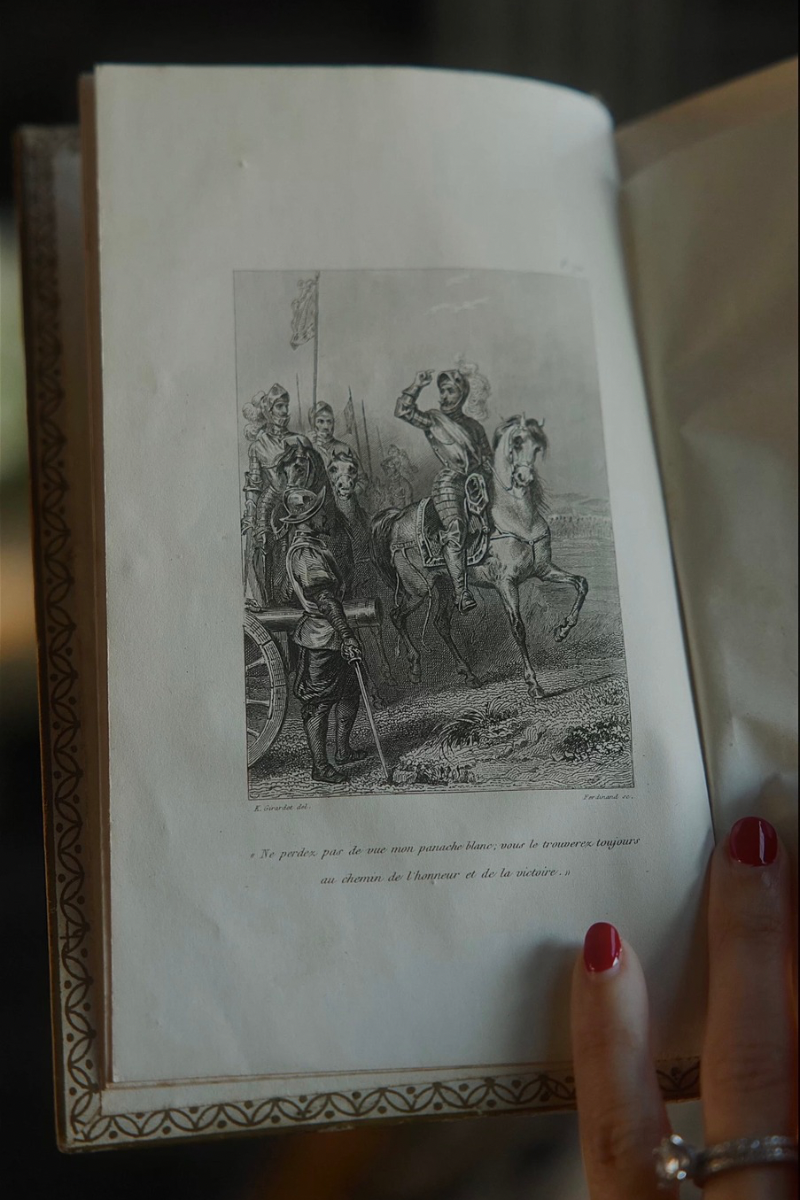 1853 French Cartonnage Romantique — “Histoire de Henri le Grand”