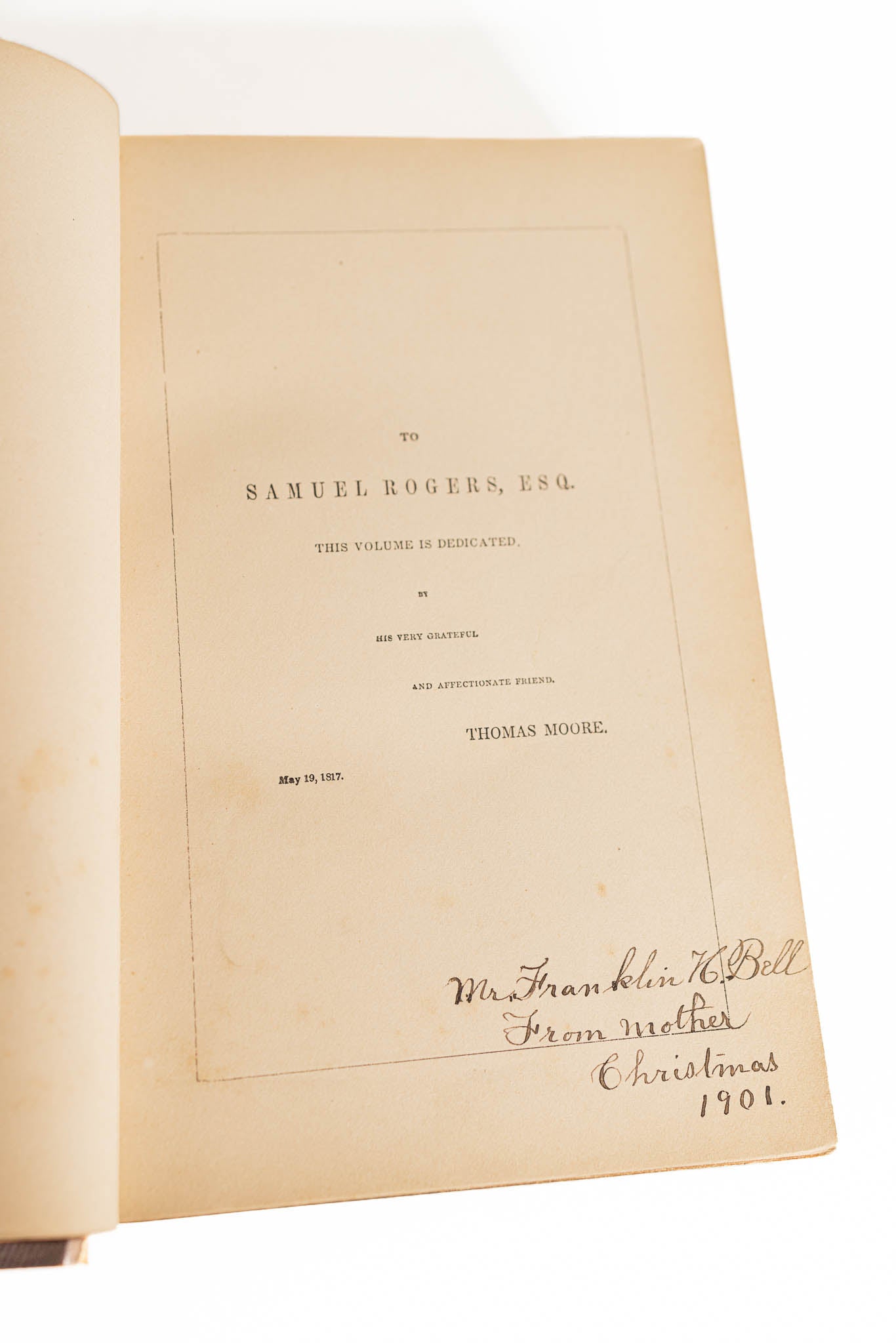 Lalla Rookh by Moore Thomas - 1817