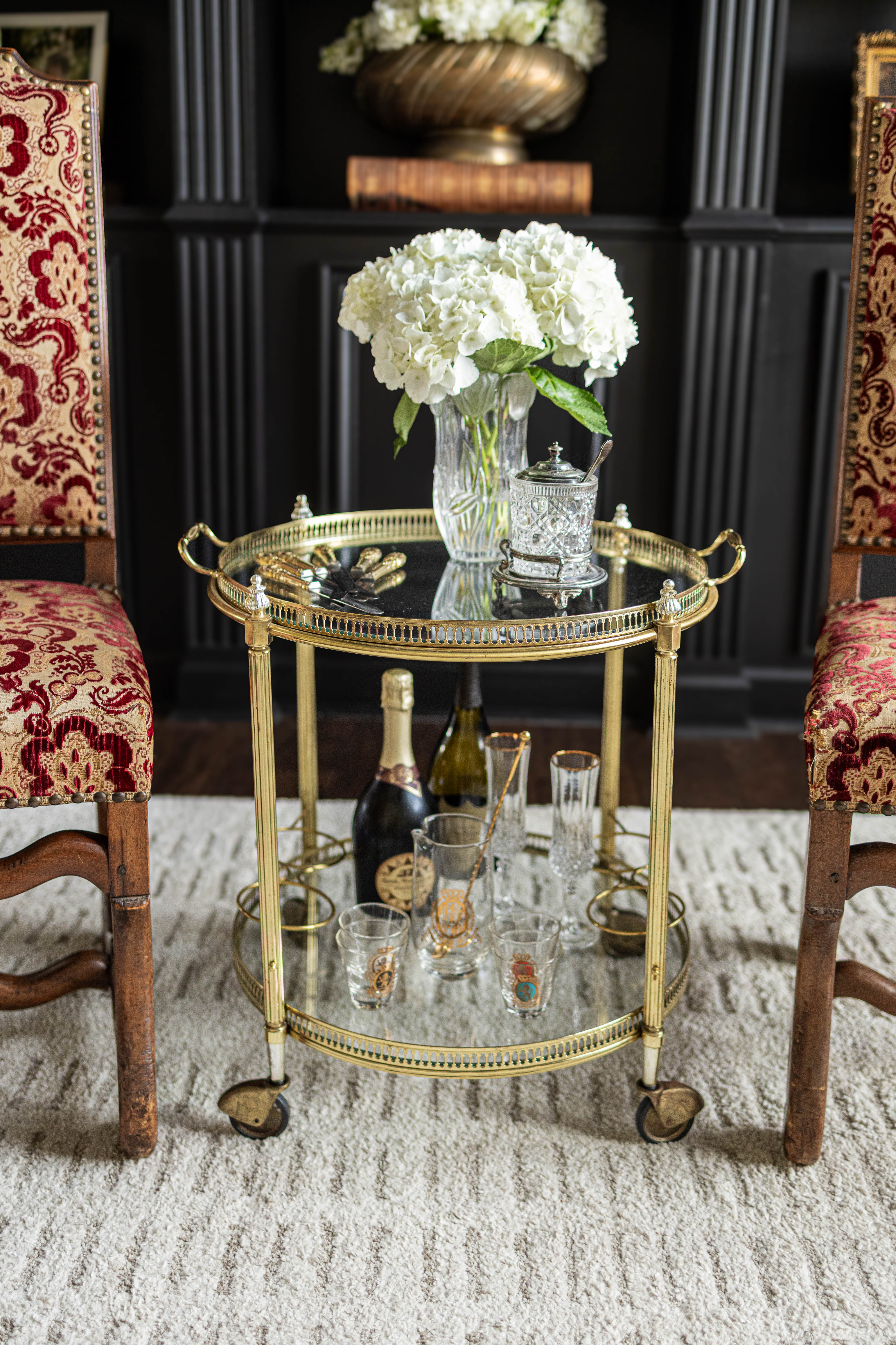 1900s French Neoclassical Bar Caddy