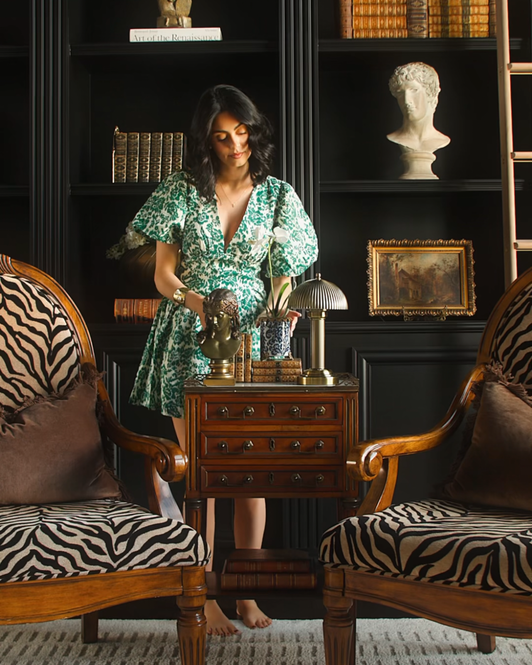 19th Century Neoclassical Bronze Female Bust