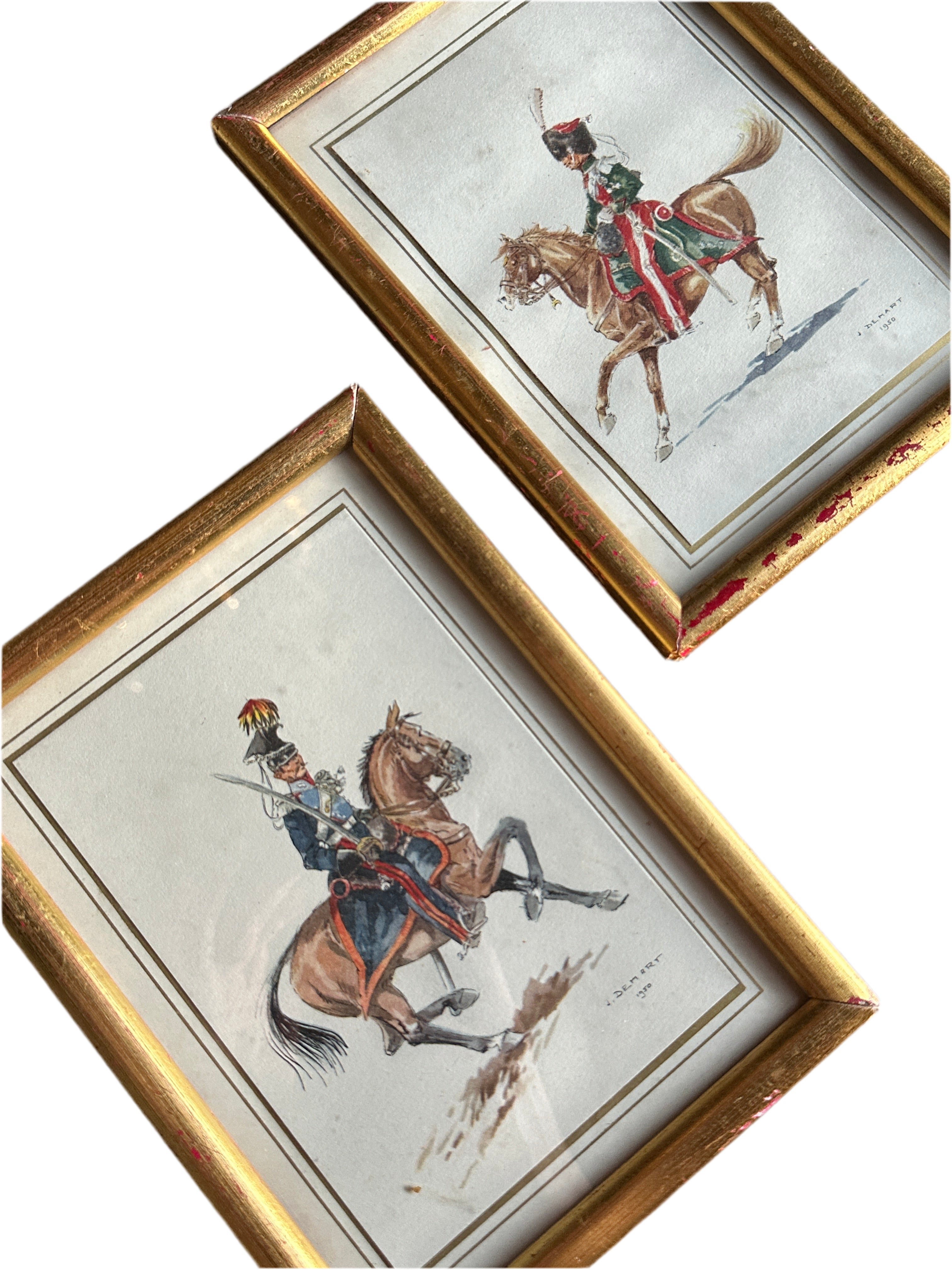 Pair of Military Watercolors - 1912