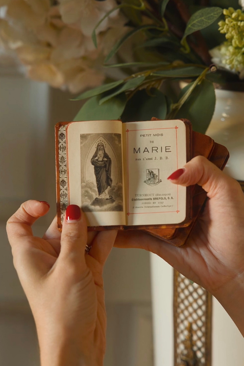 Early 20th-Century Belgian Miniature Devotional Book Set