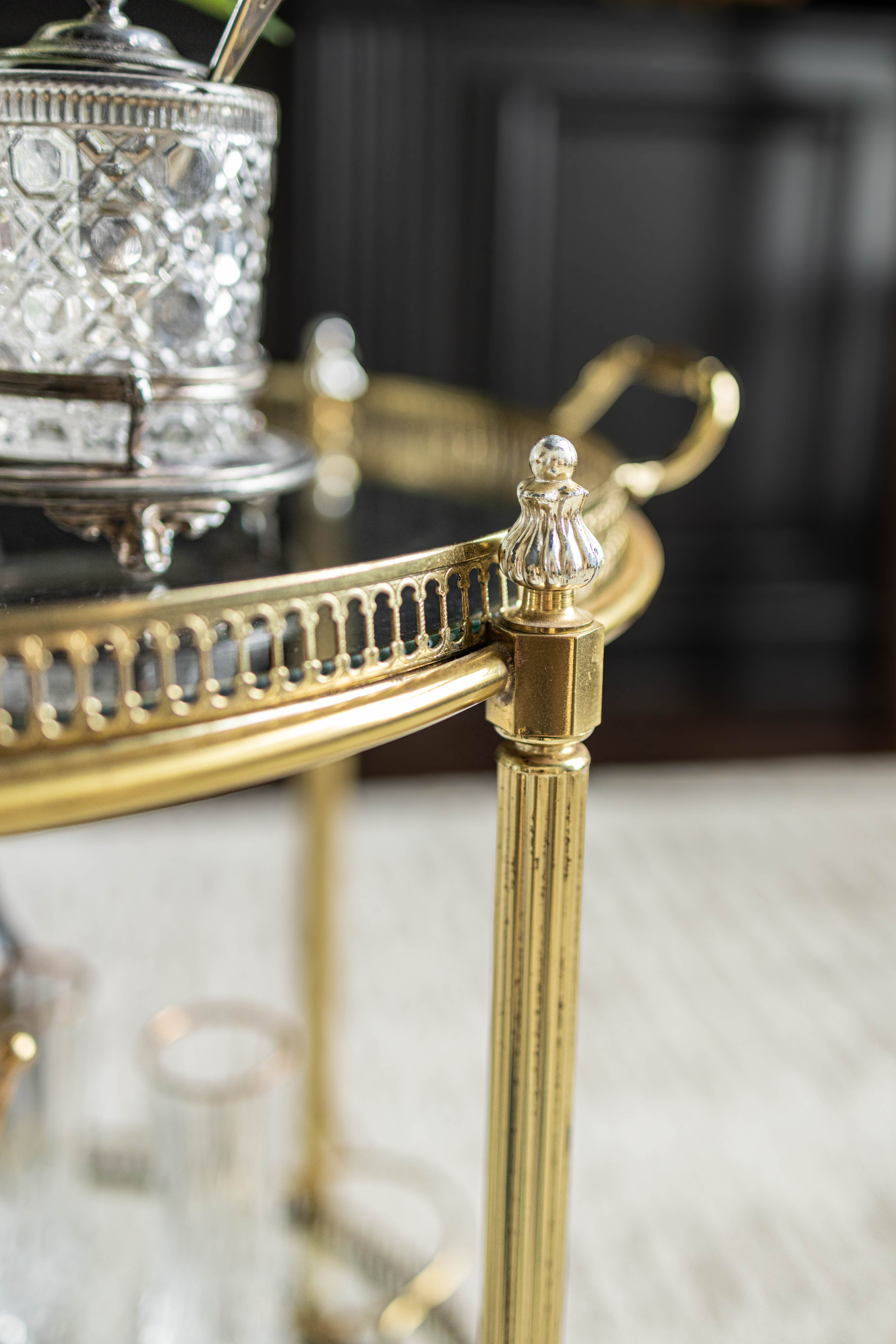 1900s French Neoclassical Bar Caddy