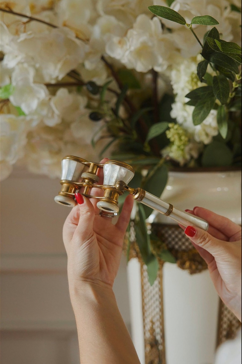 19th C. French Mother of Pearl Opera Glasses
