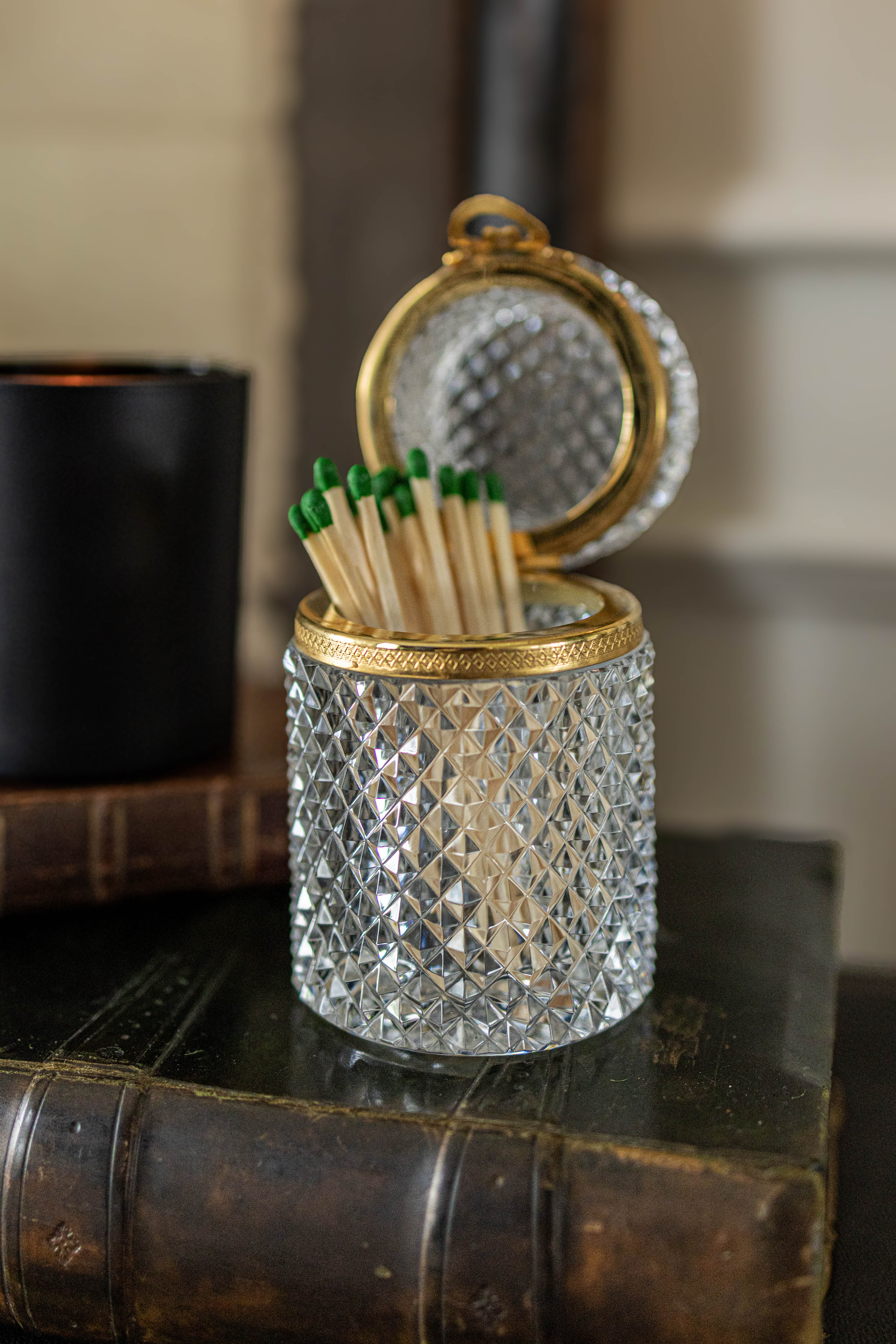 19th Century French Baccarat Style Jewlery Casket
