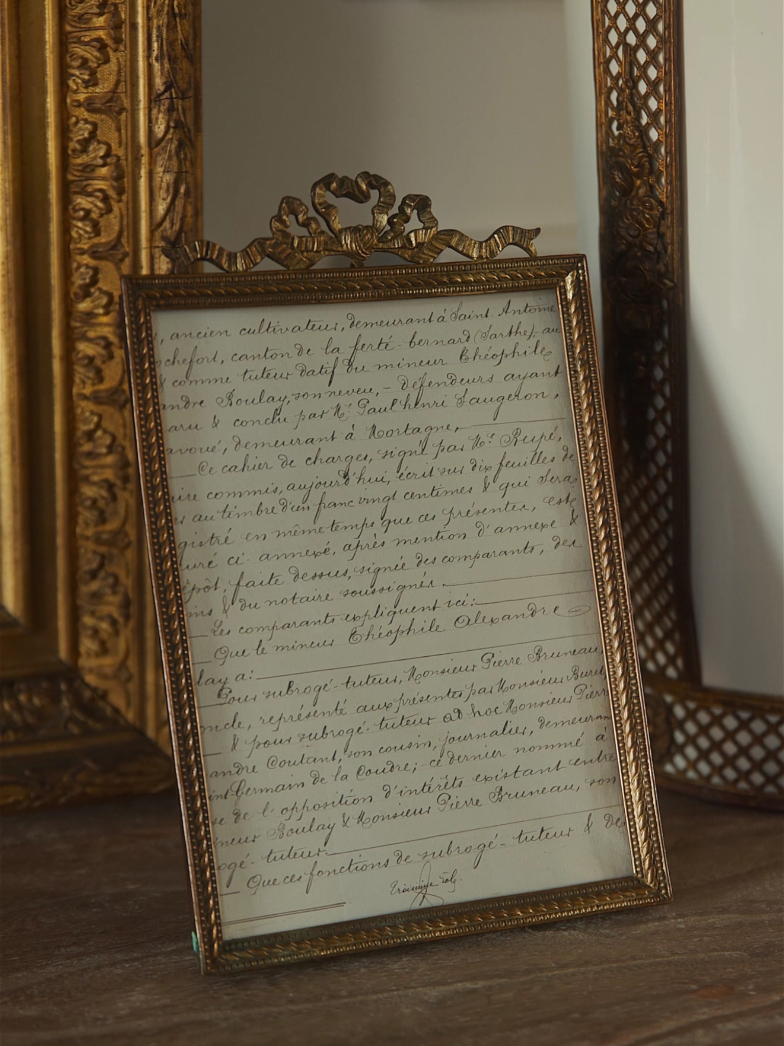 19th Century Large French Gilt Frame