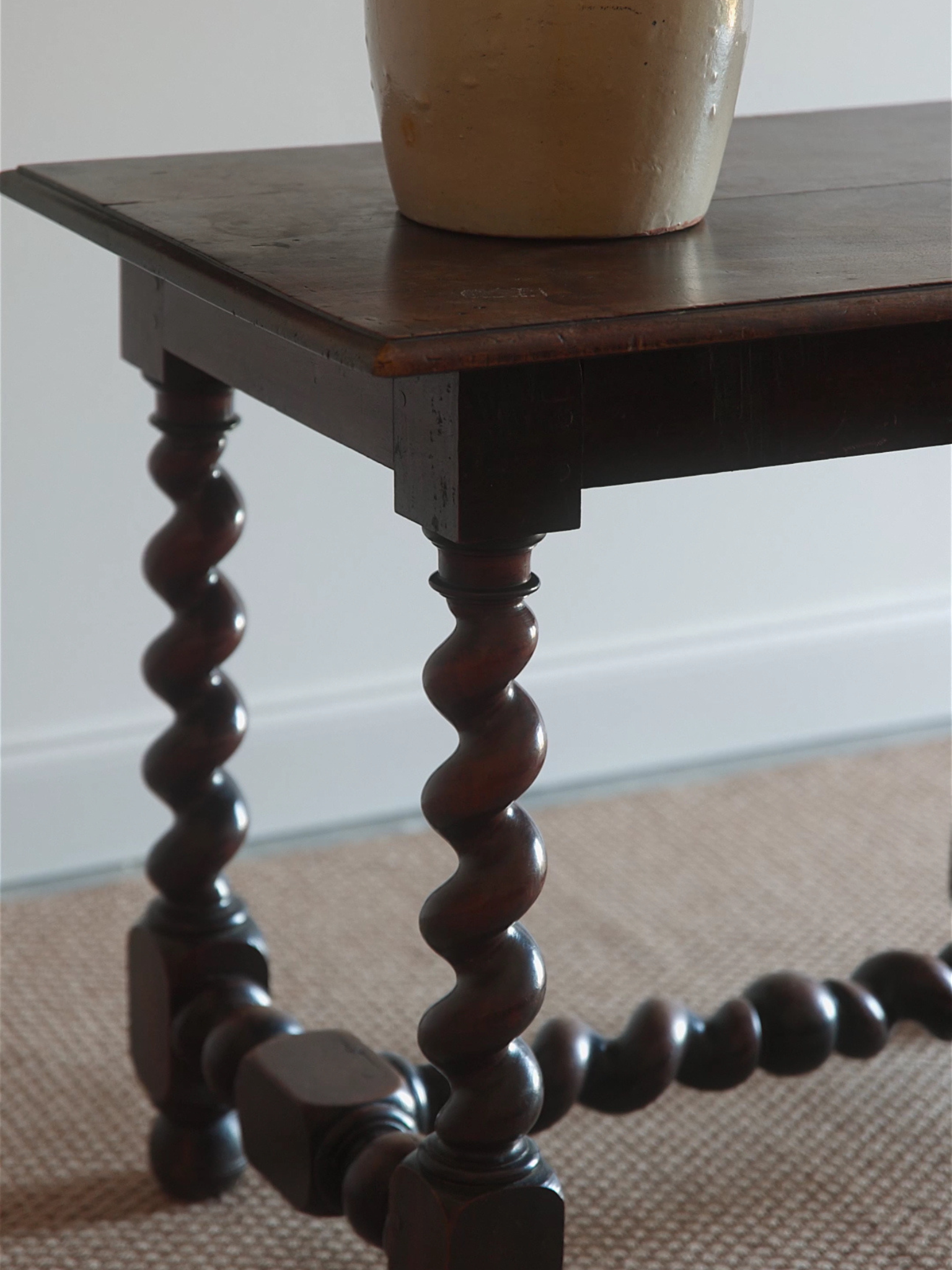 Antique Barley Twist Table