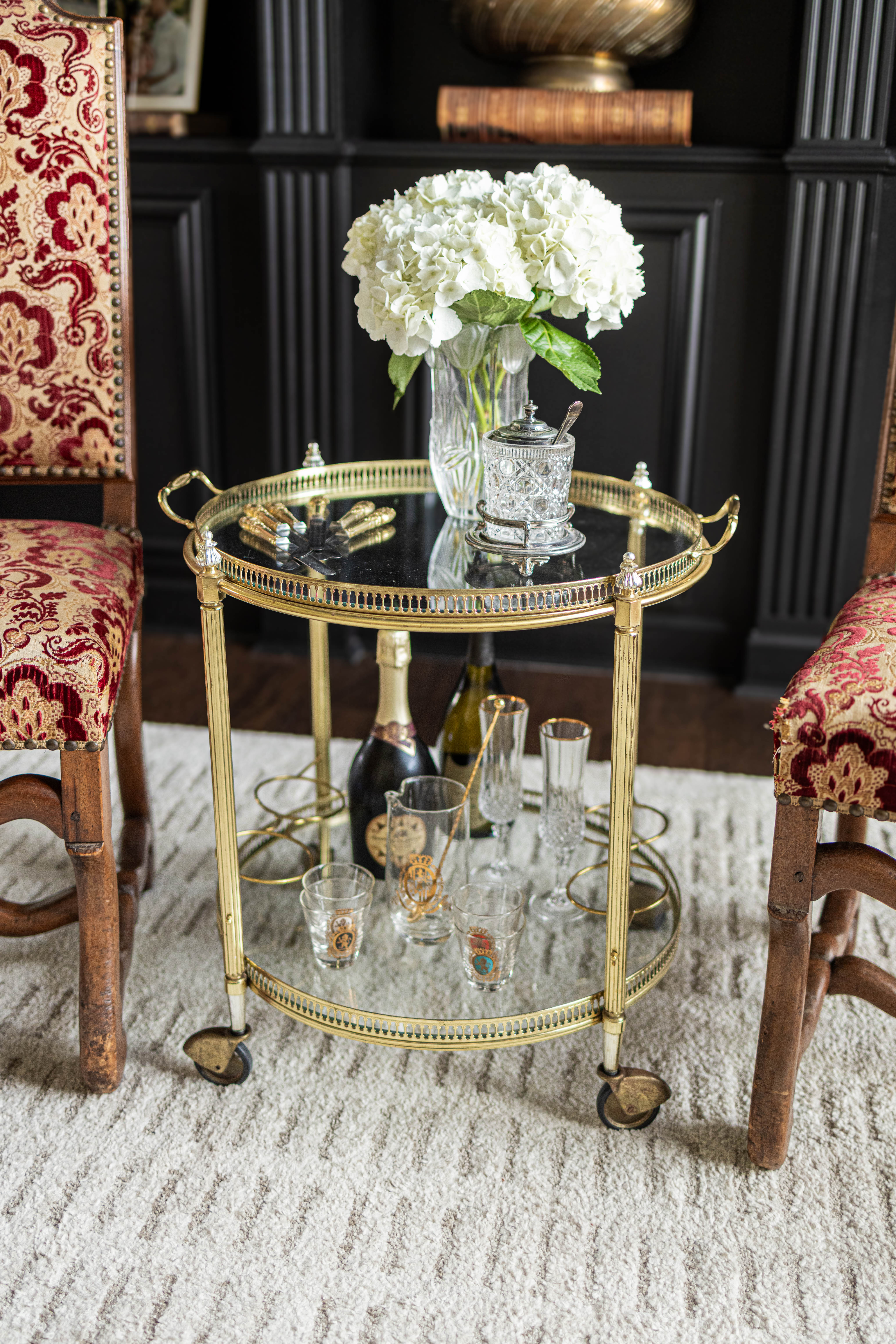 1900s French Neoclassical Bar Caddy