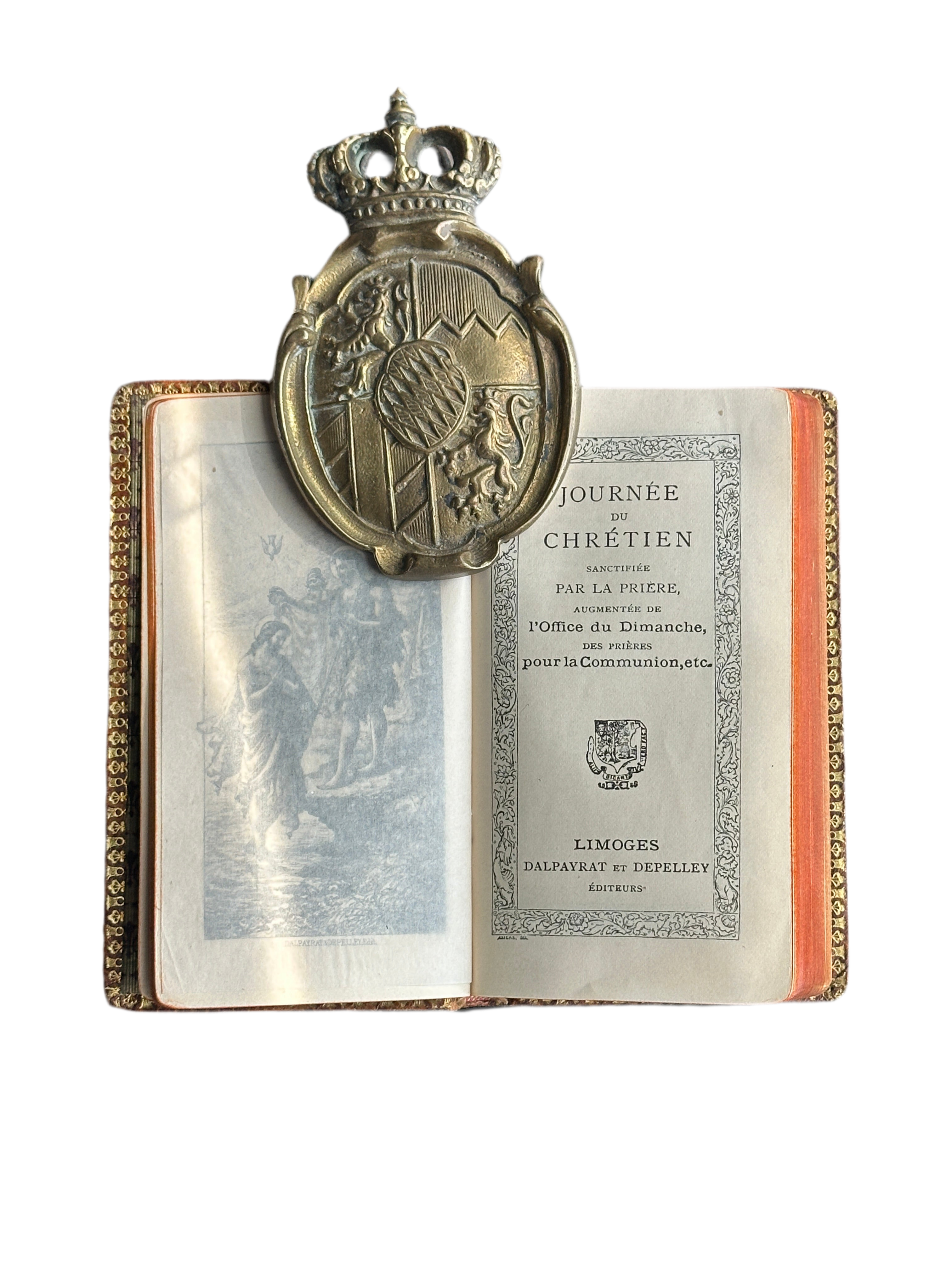 Mini Leather Bound French Missal - 8.21(2)
