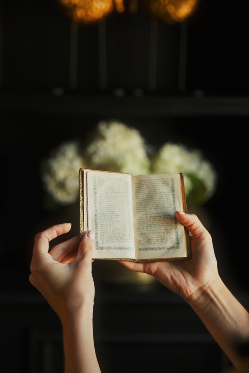 19th-Century French Gilt Leather Devotional Book