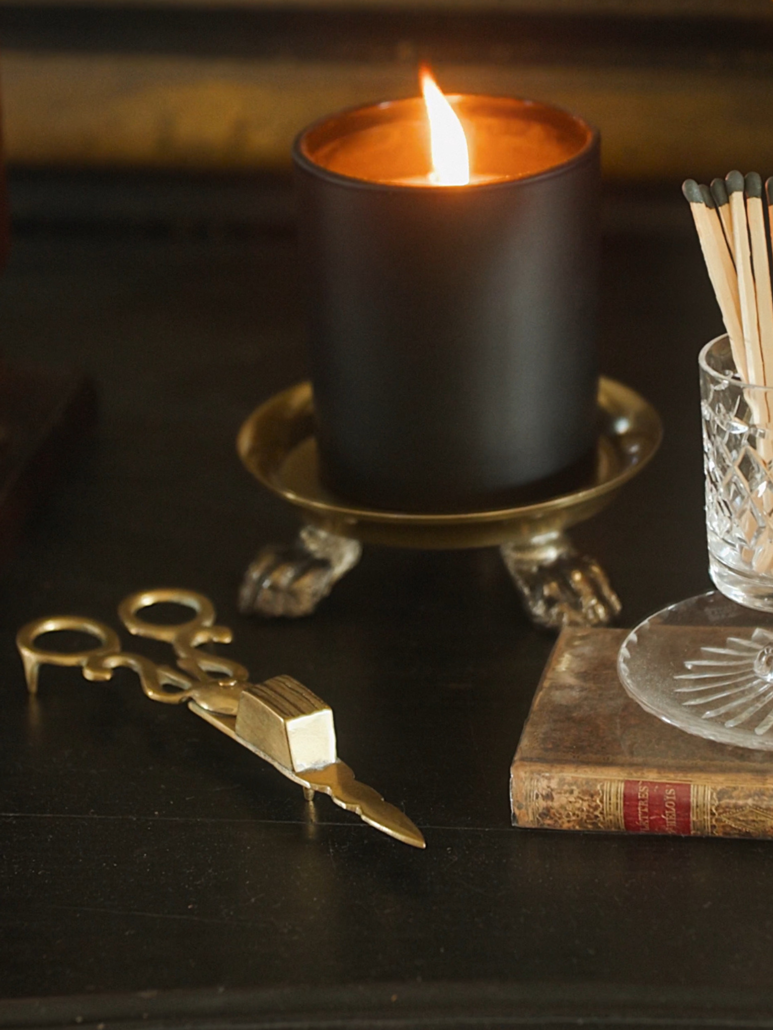French Brass Snuffers