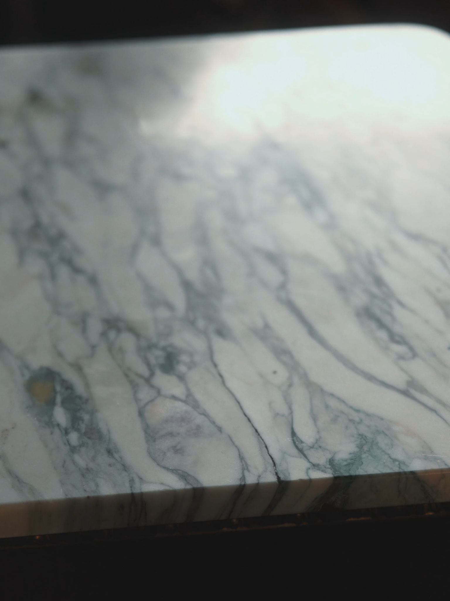 French Louis XVI Marble-Top Cabinet With Ormolu Mounts