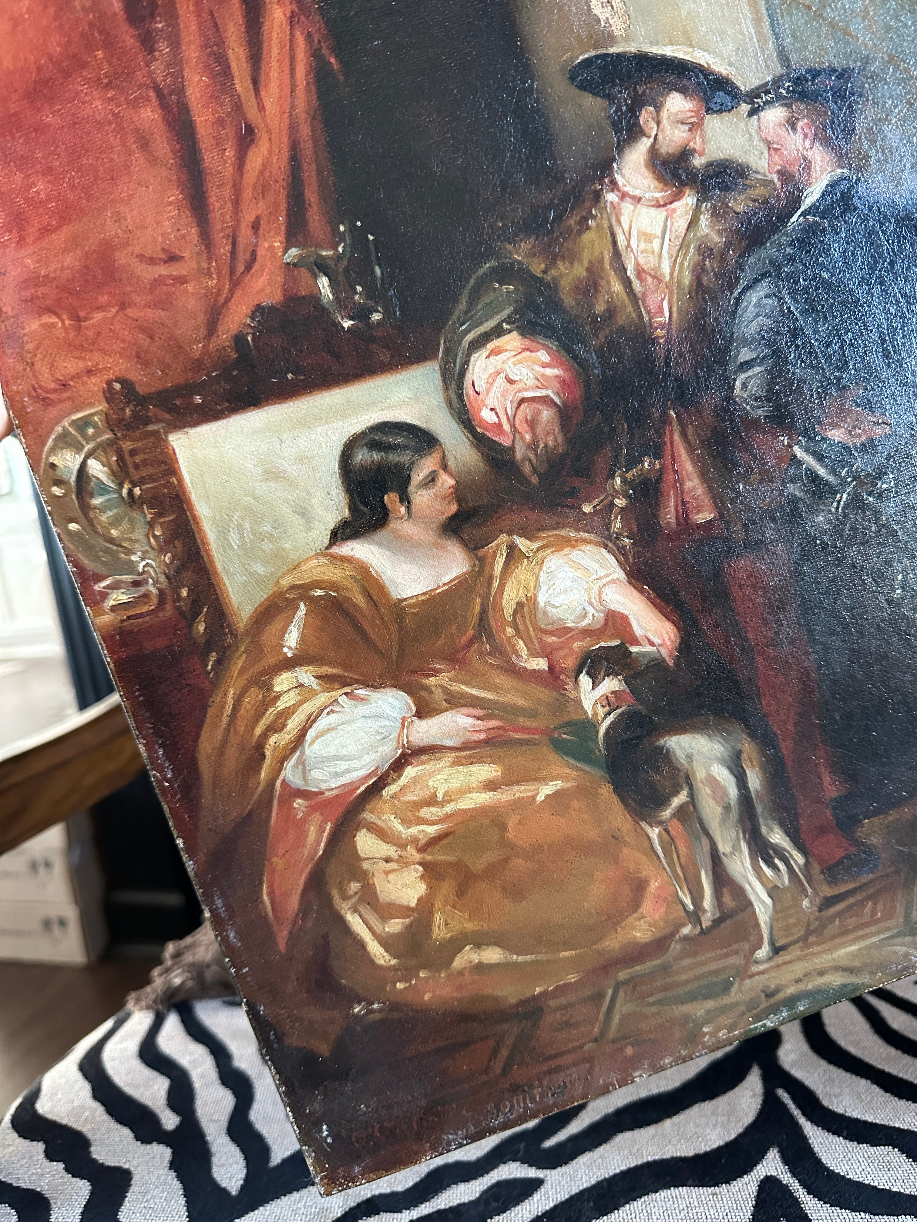 “François I, Charles V, and the Duchess of Étampes” – After Richard Parkes Bonington