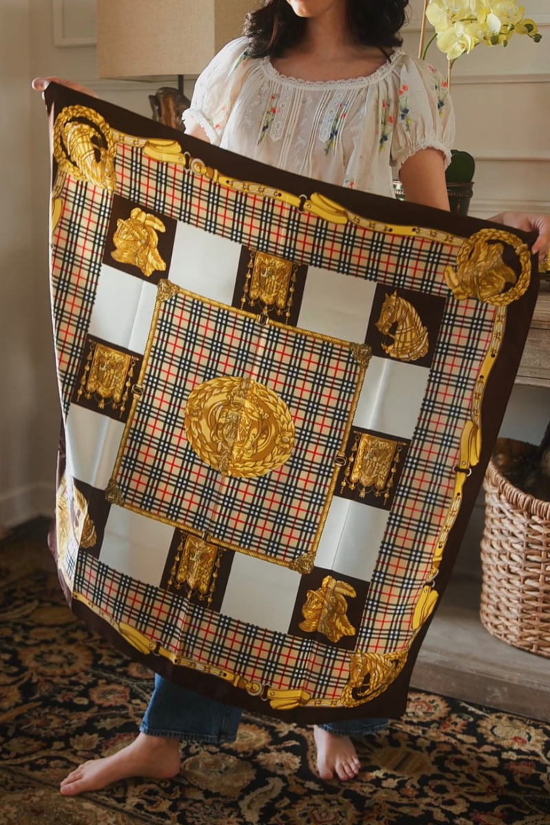Italian Equestrian Scarf