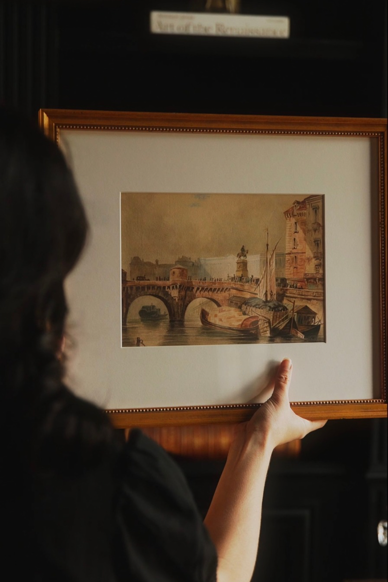 Parisian Watercolor Painting