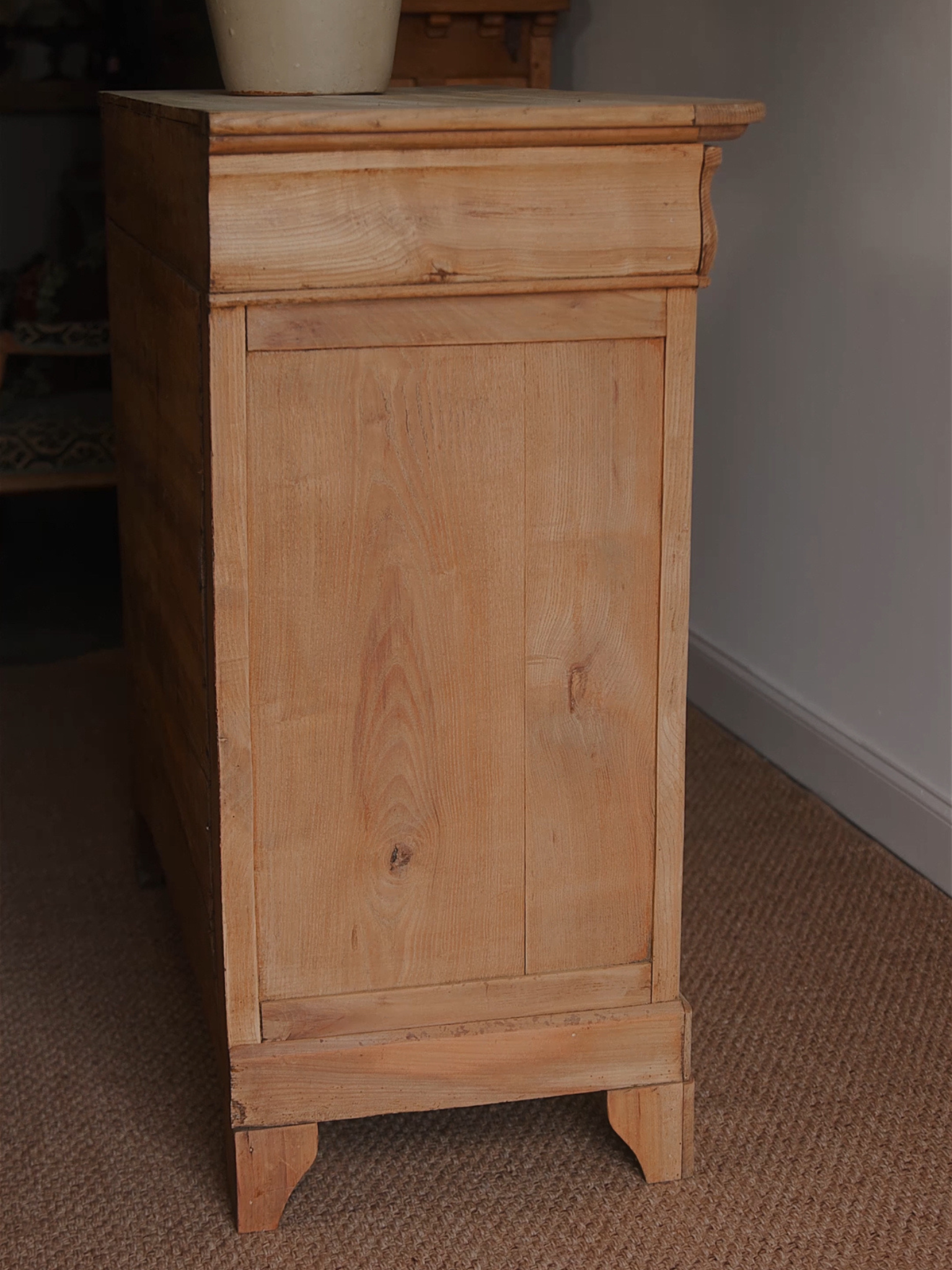 Antique Bleached Commode