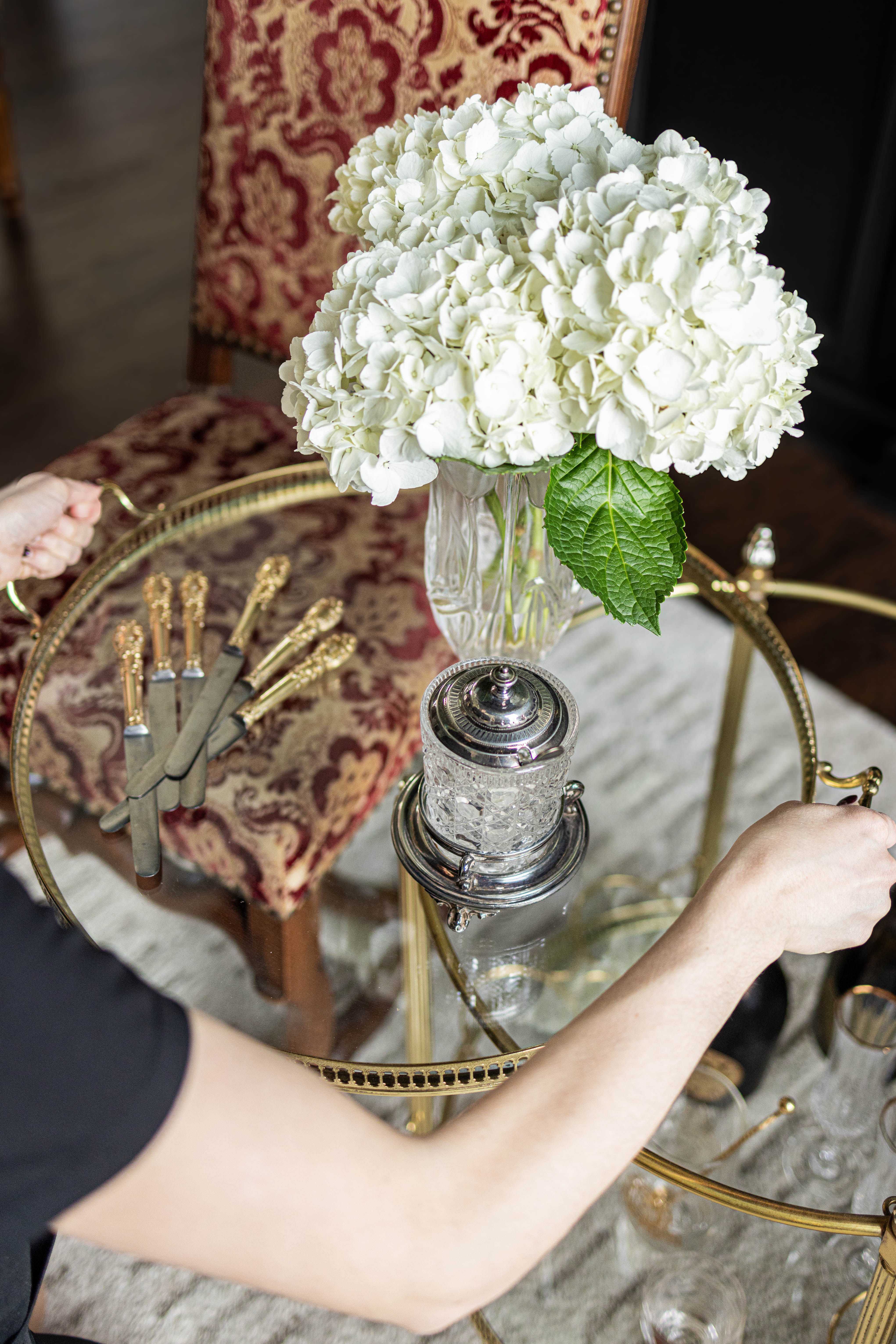 1900s French Neoclassical Bar Caddy