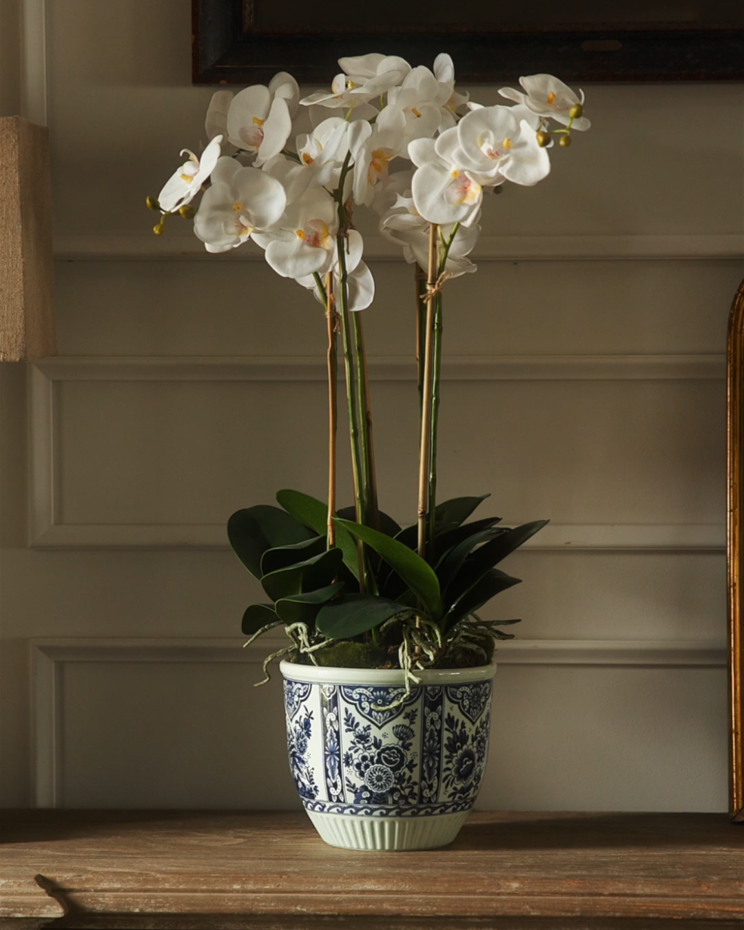 Delft Blue & White Cachepot — Late 19th to Early 20th Century, Netherlands)