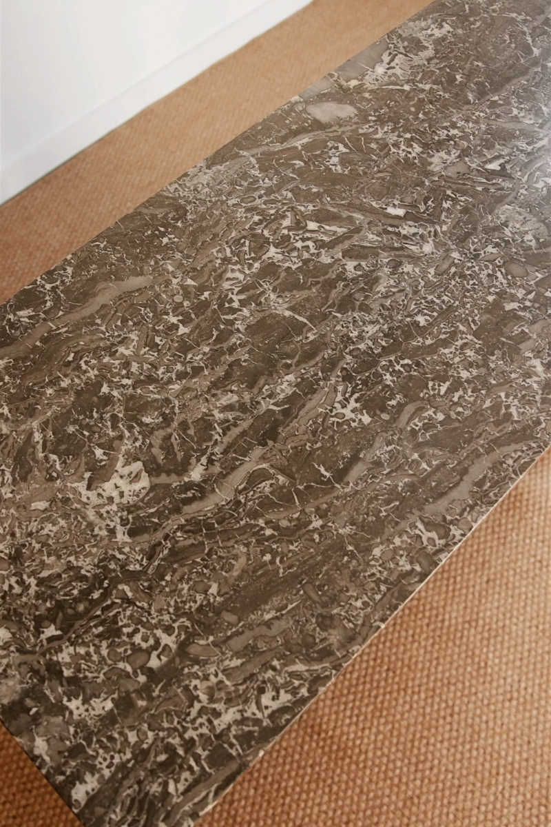 19th Century French Provincial Four-Drawer Commode with Marble Top