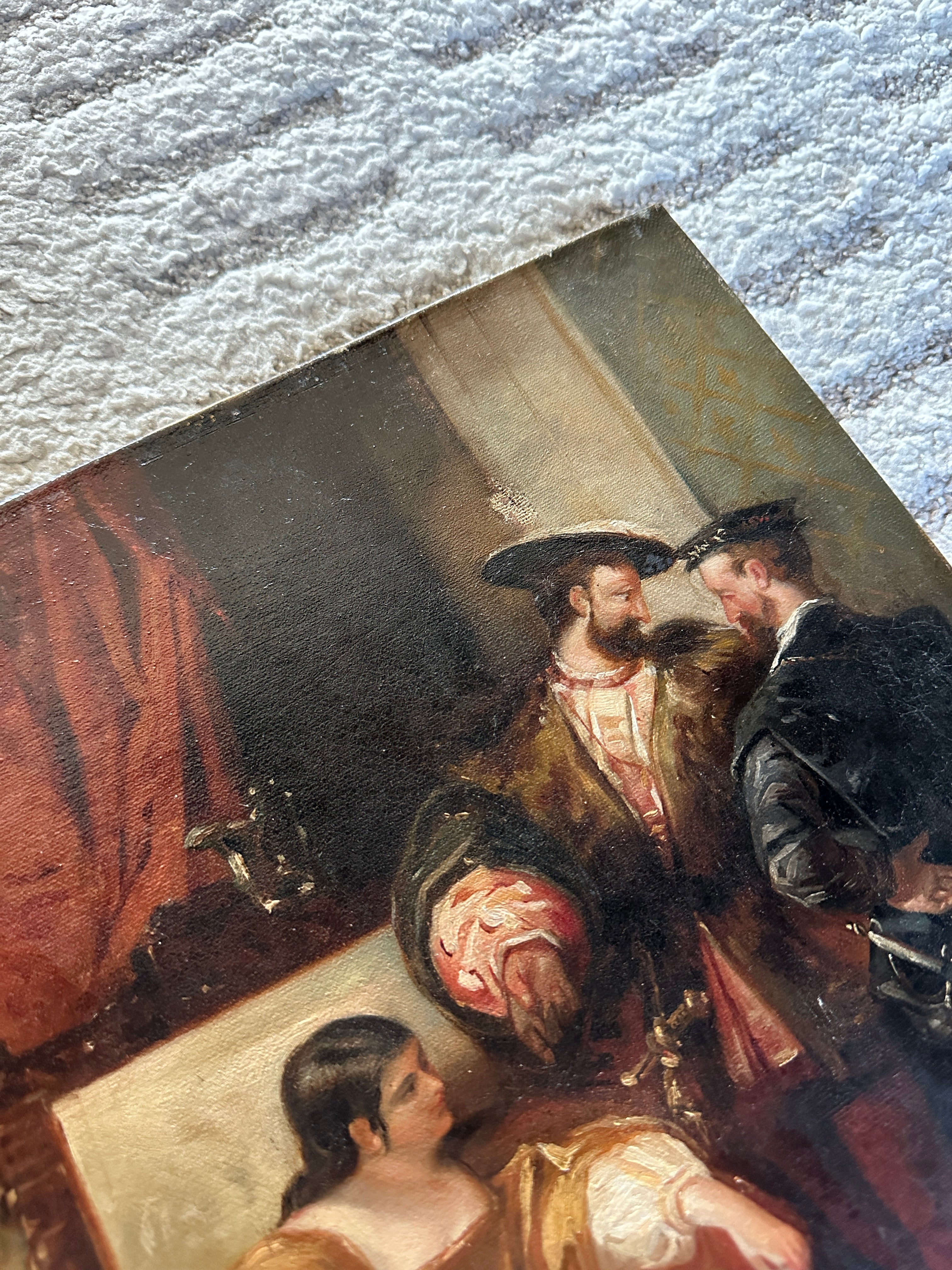 “François I, Charles V, and the Duchess of Étampes” – After Richard Parkes Bonington