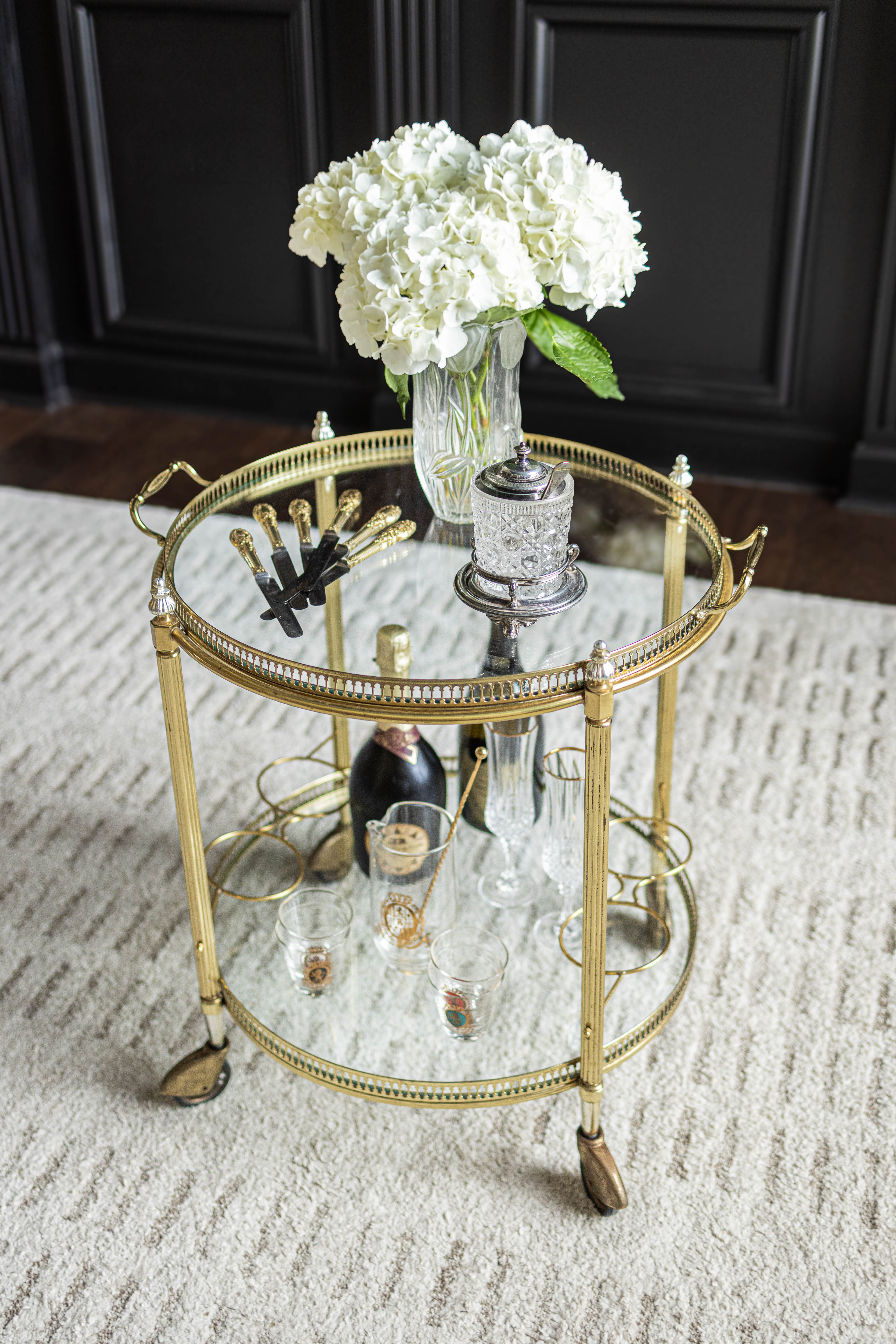 1900s French Neoclassical Bar Caddy