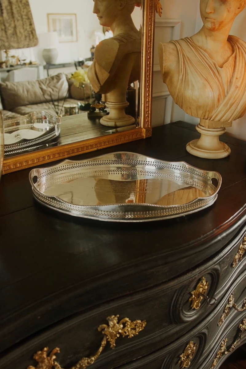 1947-1948 English Masonic Silver-Plated Presentation Tray