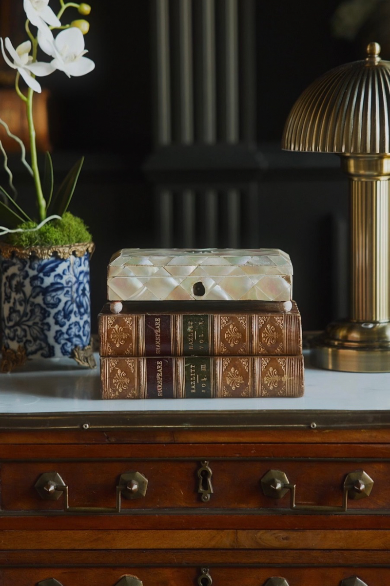 19th C. French Mother of Pearl Jewelry Casket