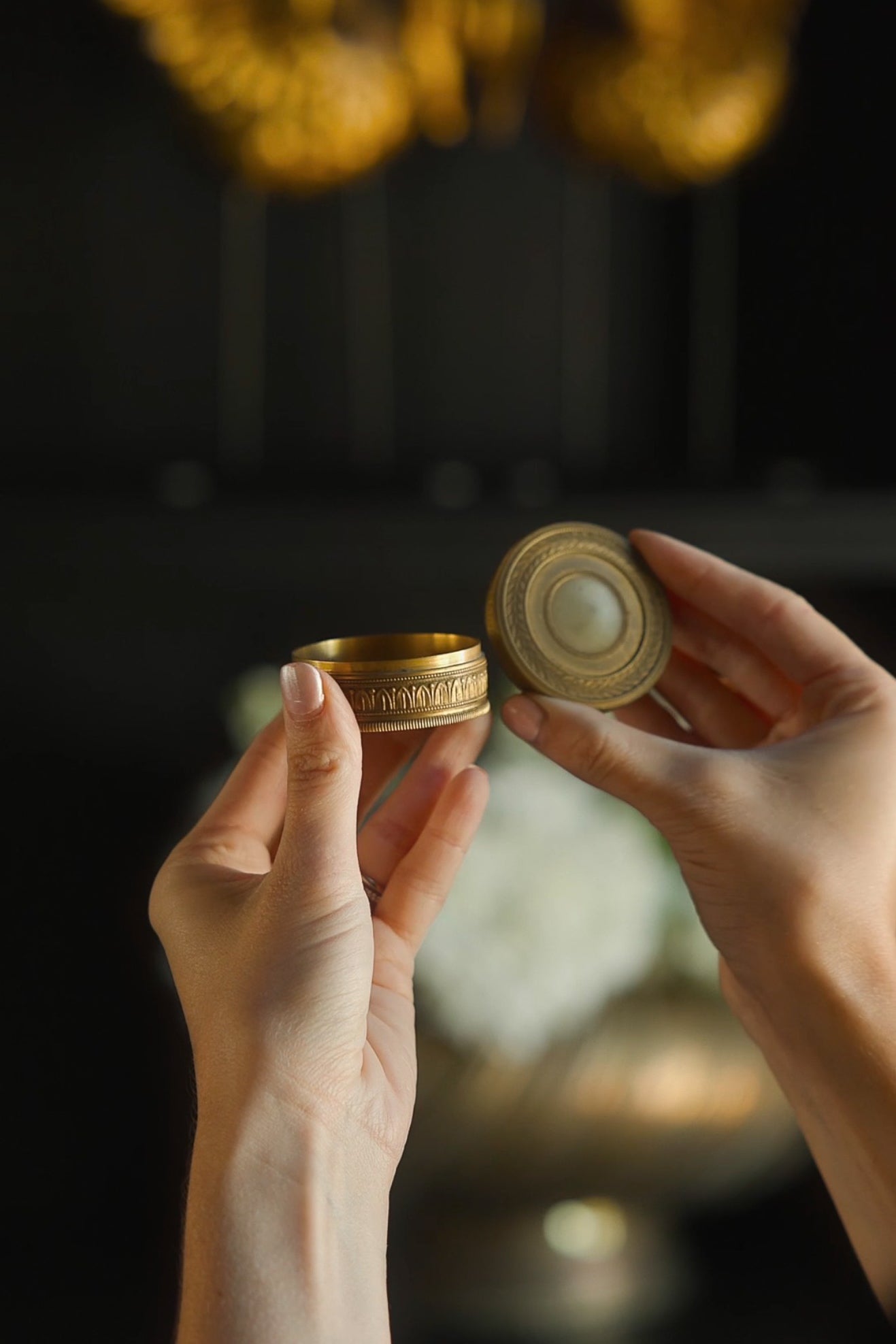 19th Century Bronze Lidded Snuff Box