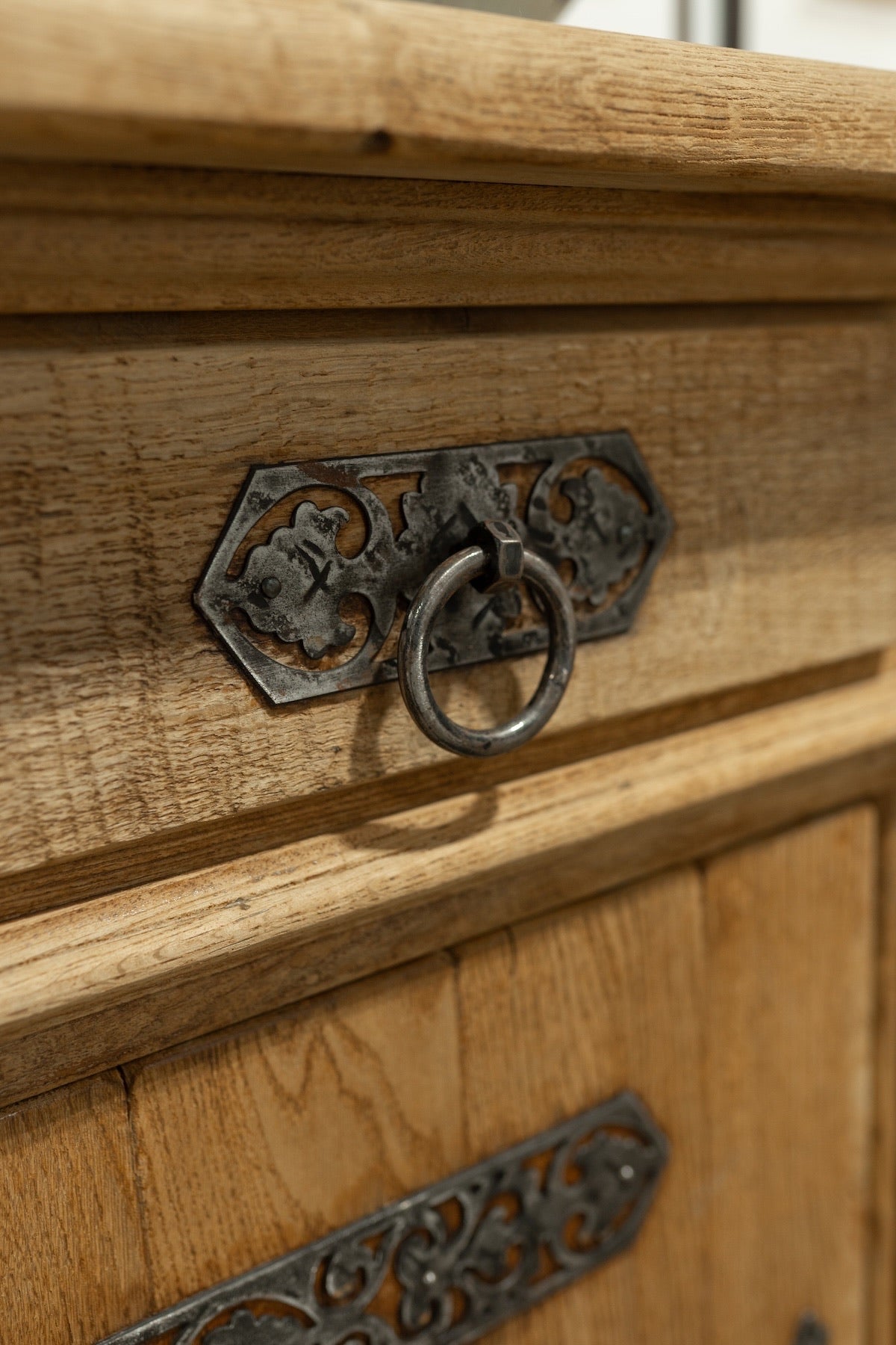 Monumental Catalan Baroque Oak Buffet