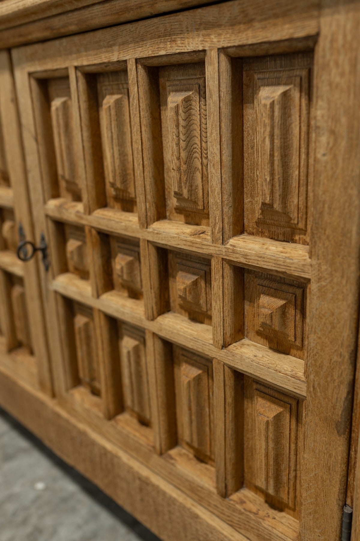 Monumental Catalan Baroque Oak Buffet