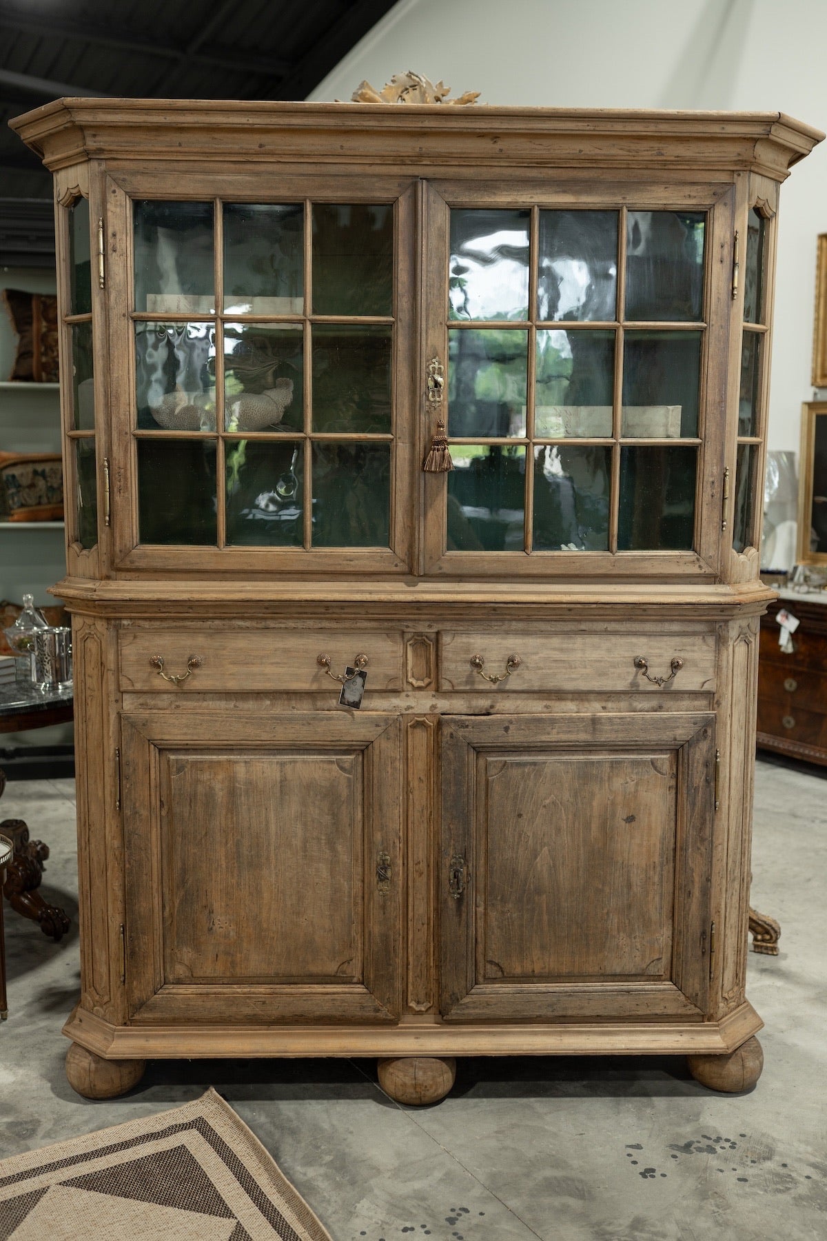 Late 18th Century French Provincial Oak Buffet à Deux Corps