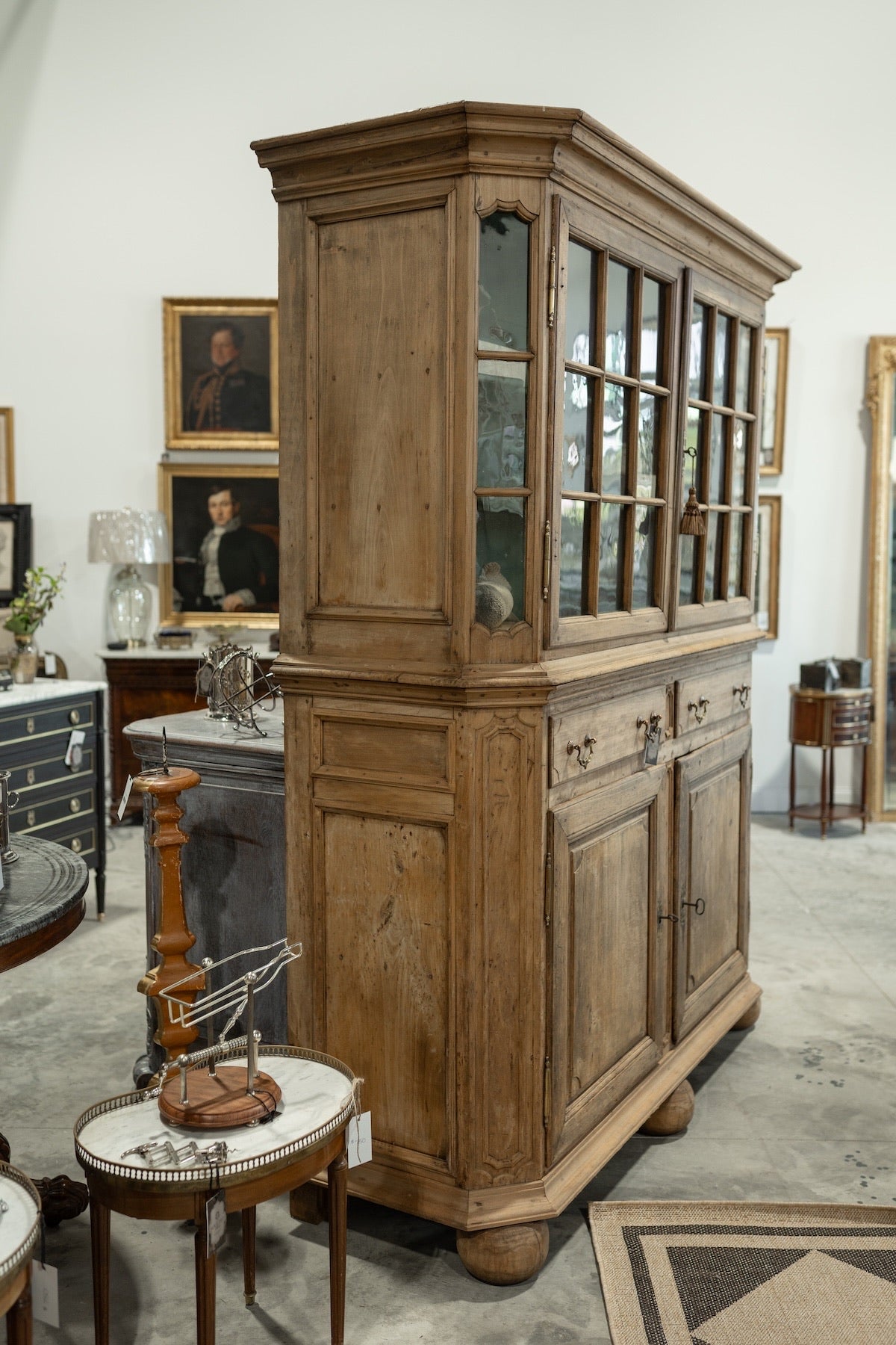 Late 18th Century French Provincial Oak Buffet à Deux Corps