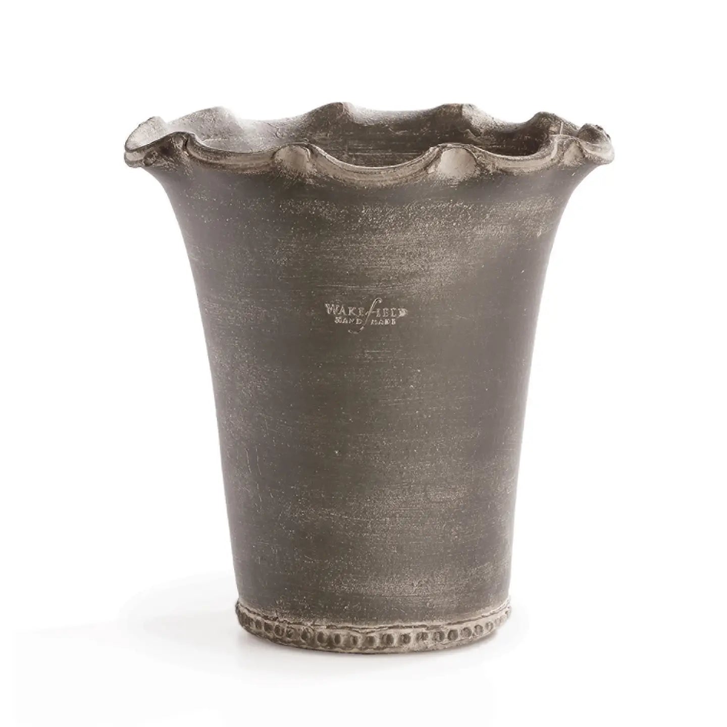 Wakefield Handmade Festonee Vase #6 Grey