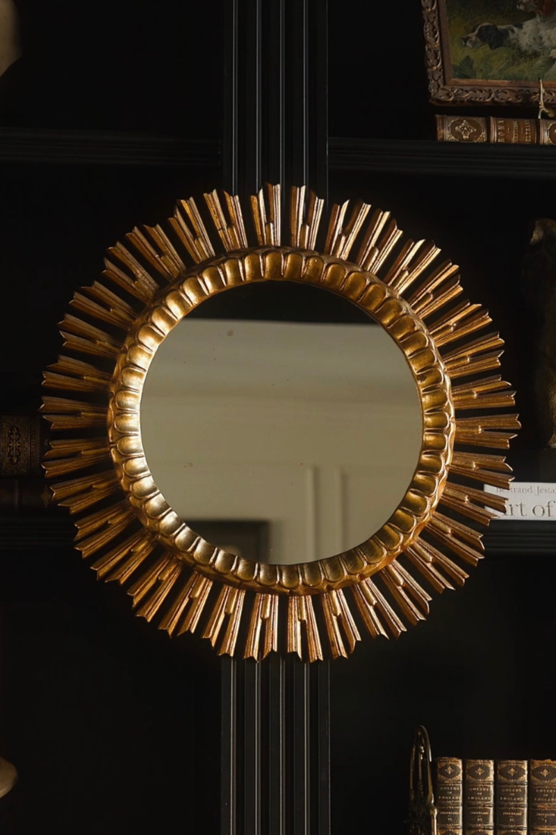 Giltwood Starburst Mirror