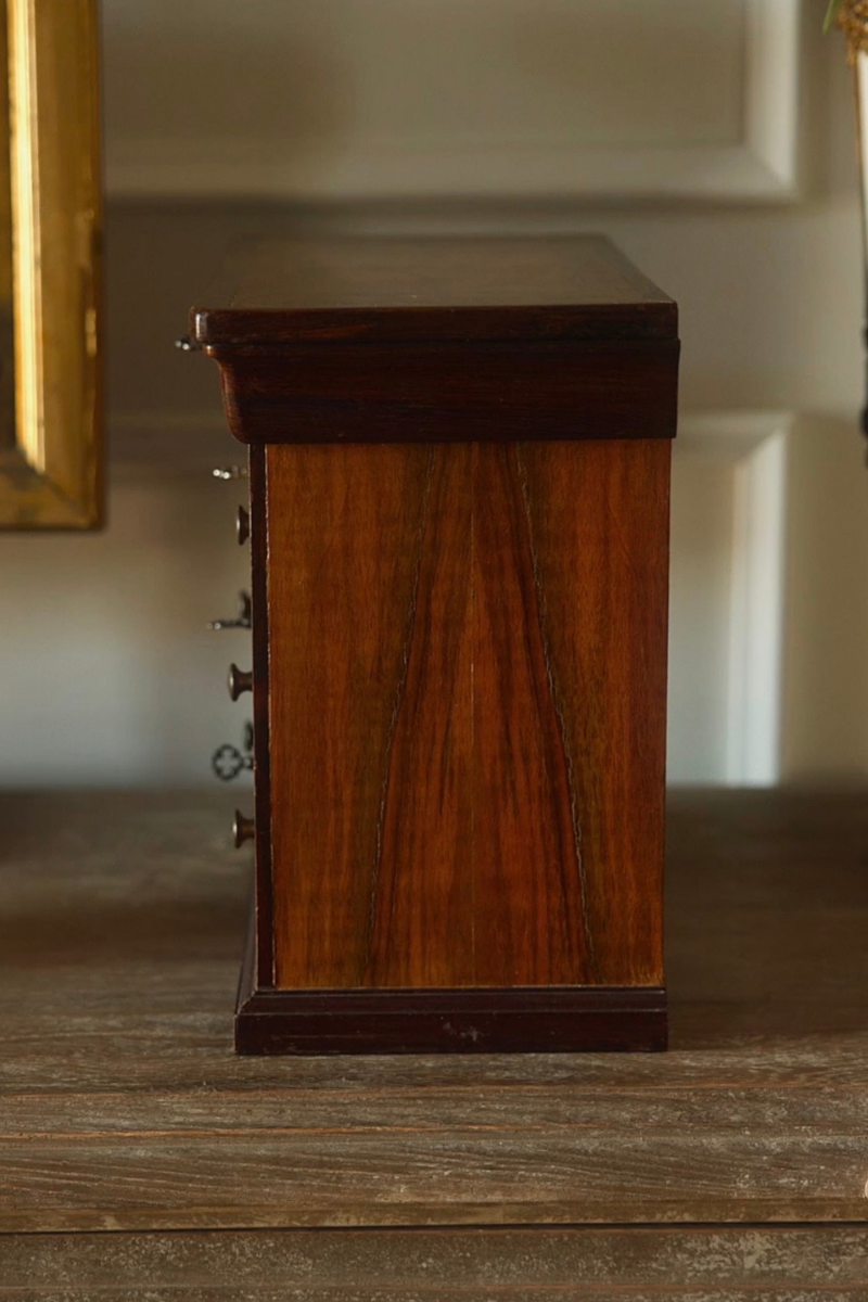 Four-Drawer Salesman’s Sample Chest with Keys