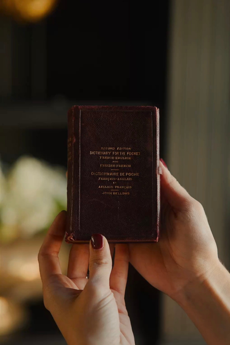 John Bellows Leather-Bound French–English Pocket Dictionary, Second Edition