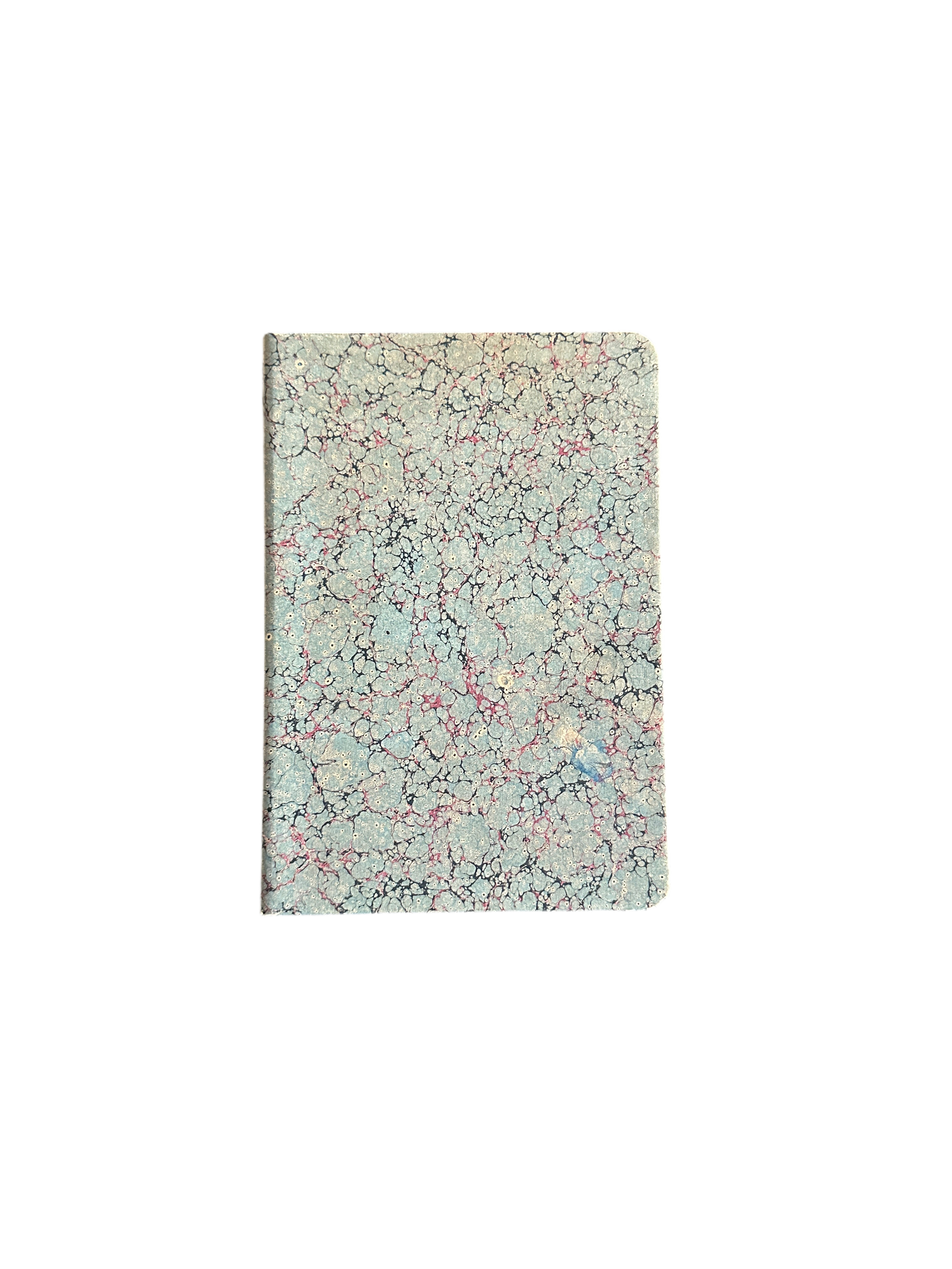 19th Century Marbelized Paper Wrapped Journal -  Midnight