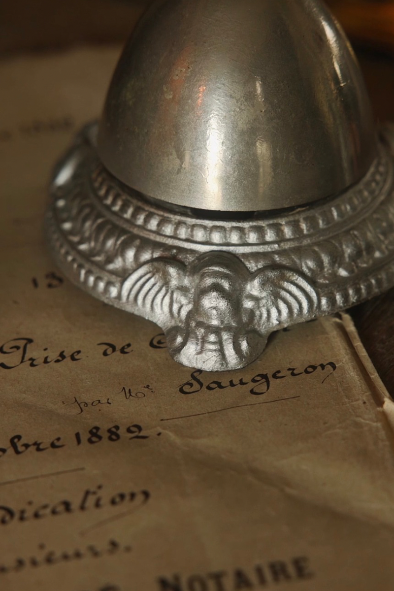 19th C. French Secretary Bell