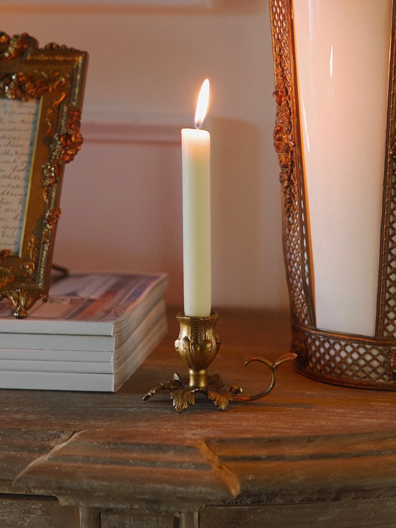 Antique French Single-Light Miniature Chamberstick