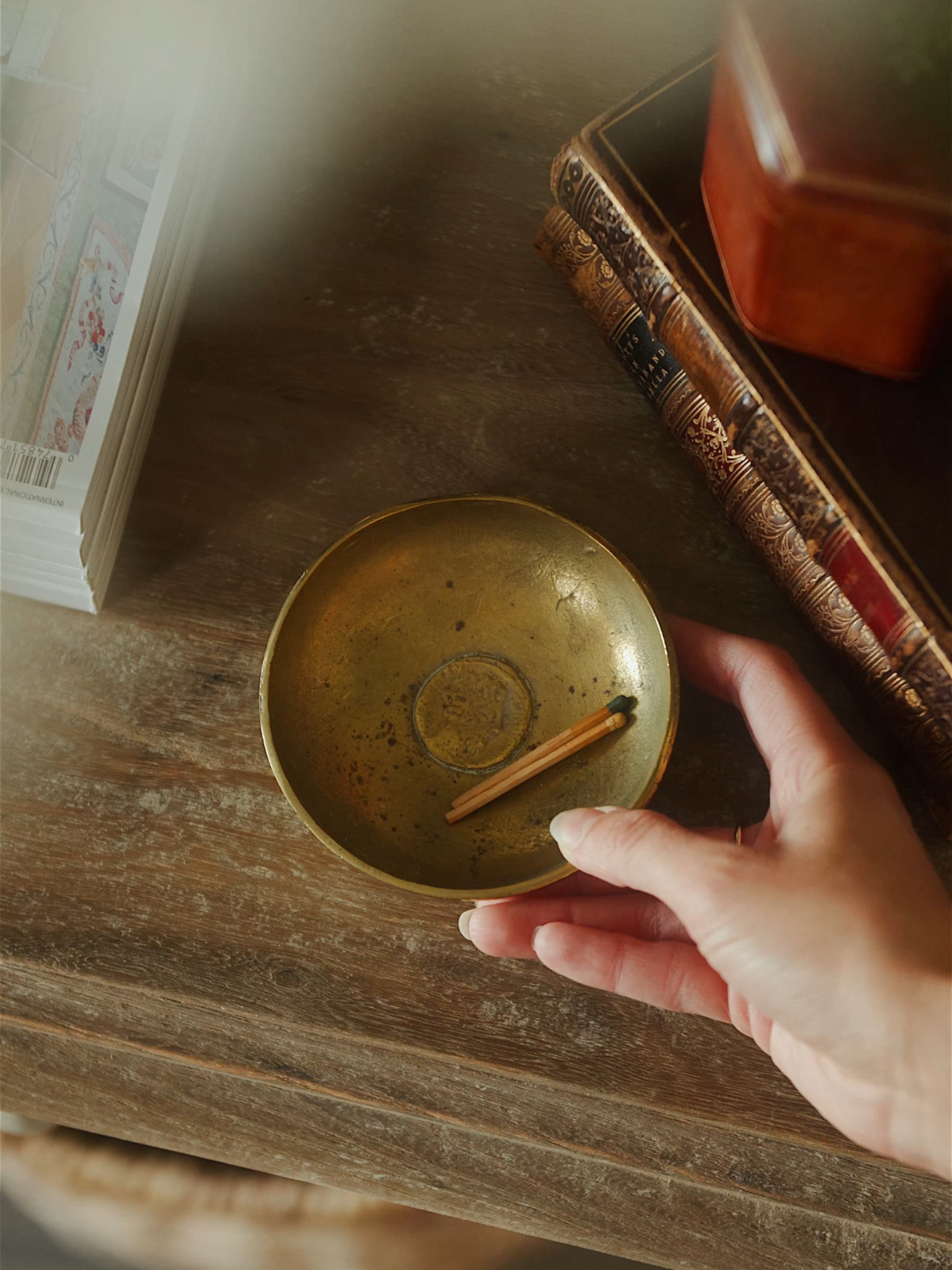 Brass Portrait Dish